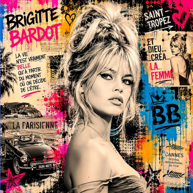 PLM-Art - Bardot Pop Art Style