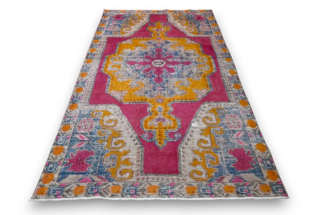 Colorful vintage - Rug - 225 cm - 130 cm - √ handmade √ certificate