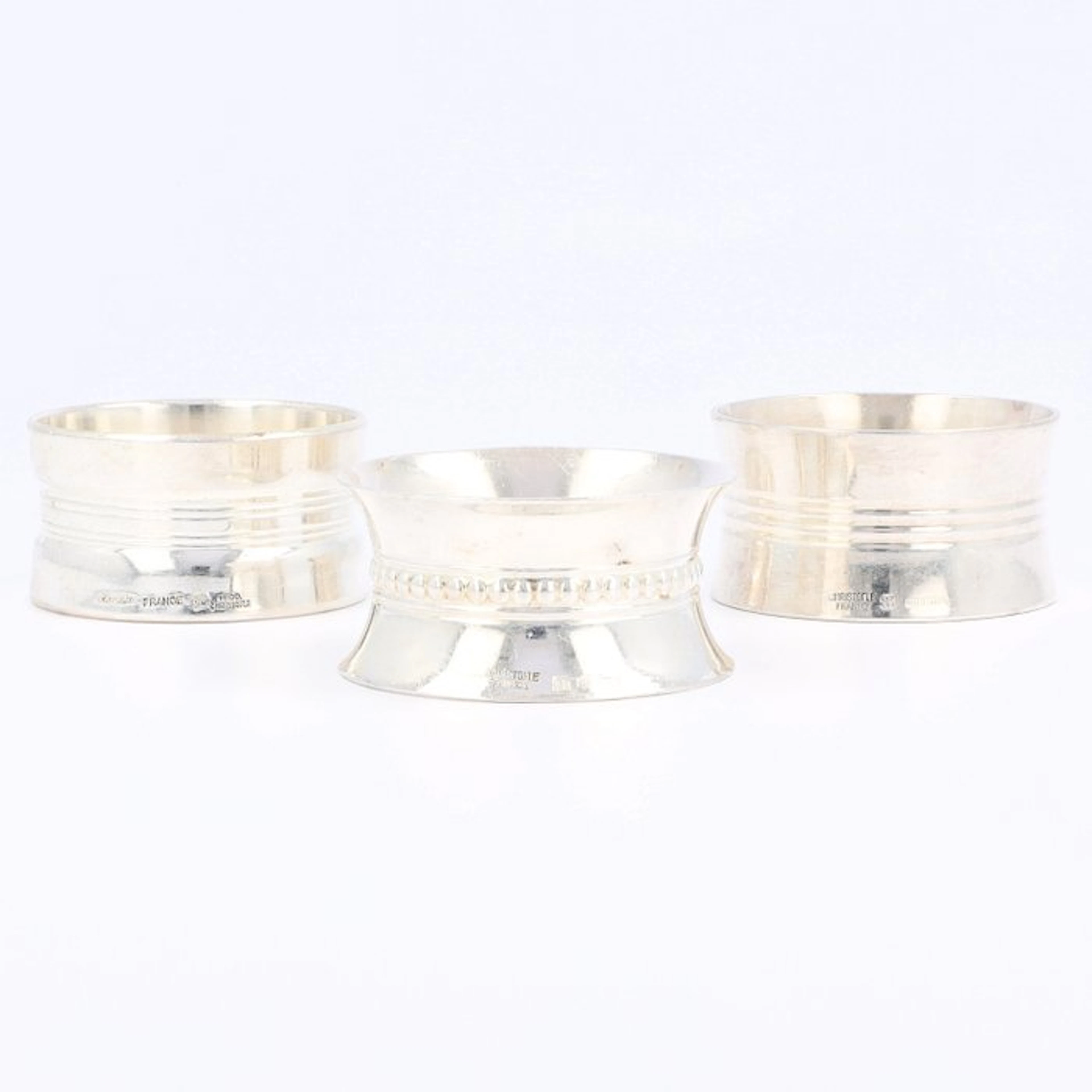 NO RESERVE - Christofle - Napkin ring (3) - Silverplated