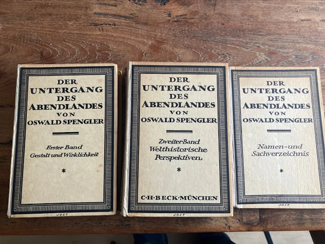 Oswald spengler - Der untergang des abendlandes - 1922-1923