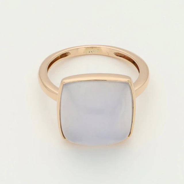 Ring - 18 kt. Rose gold - Chalcedoon