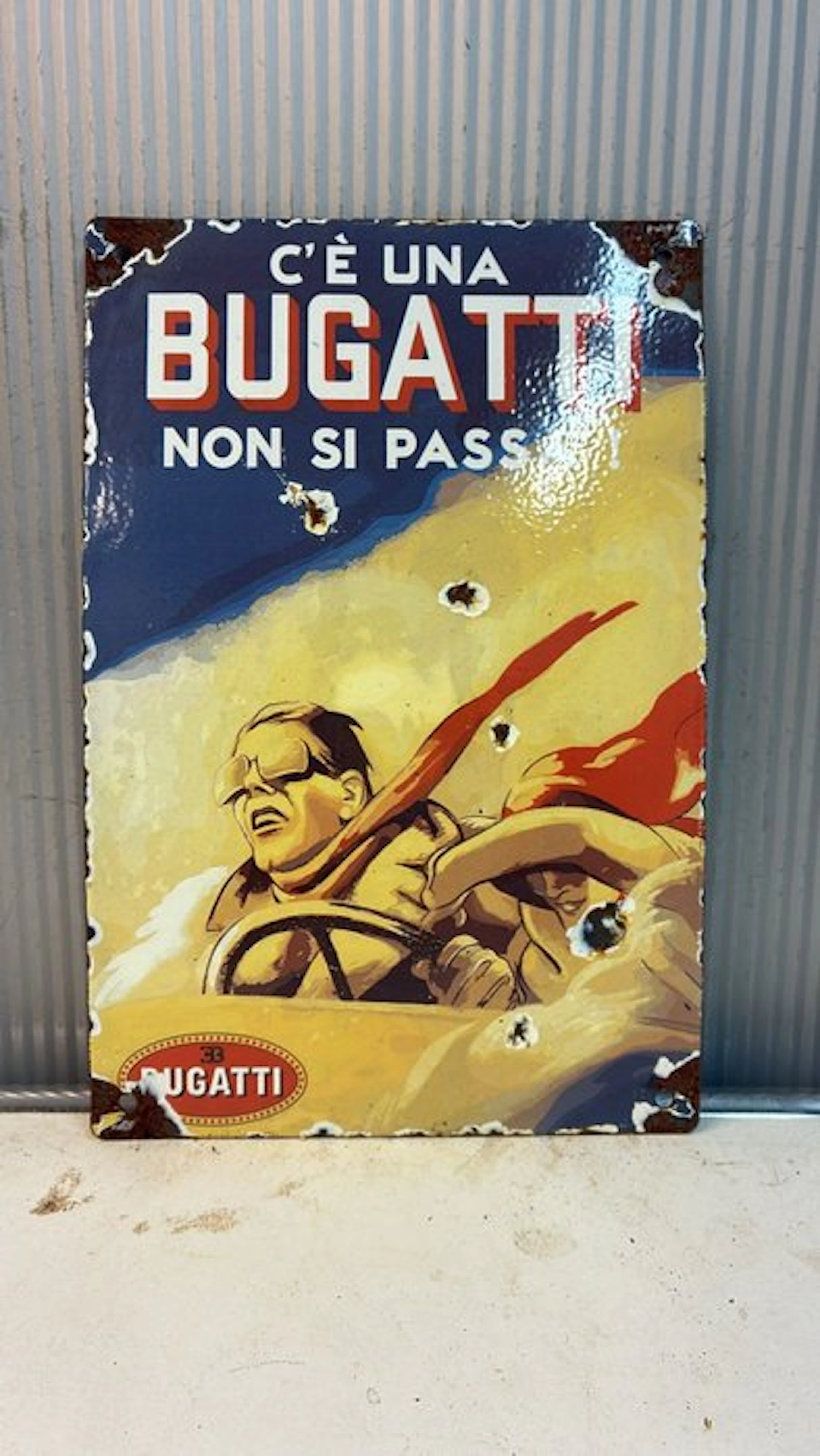 Bugatti – C'è una Bugatti Non Si Passa – Emaille...