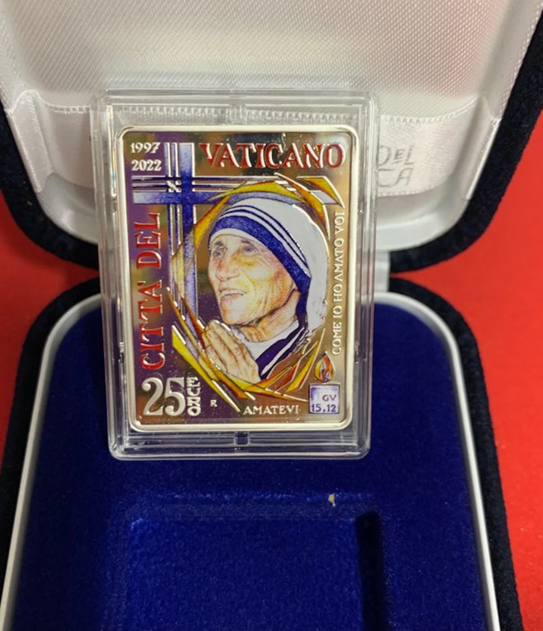 Vatican. 25 Euro 2022 "Madre Teresa di Calcutta" Proof (No reserve price)