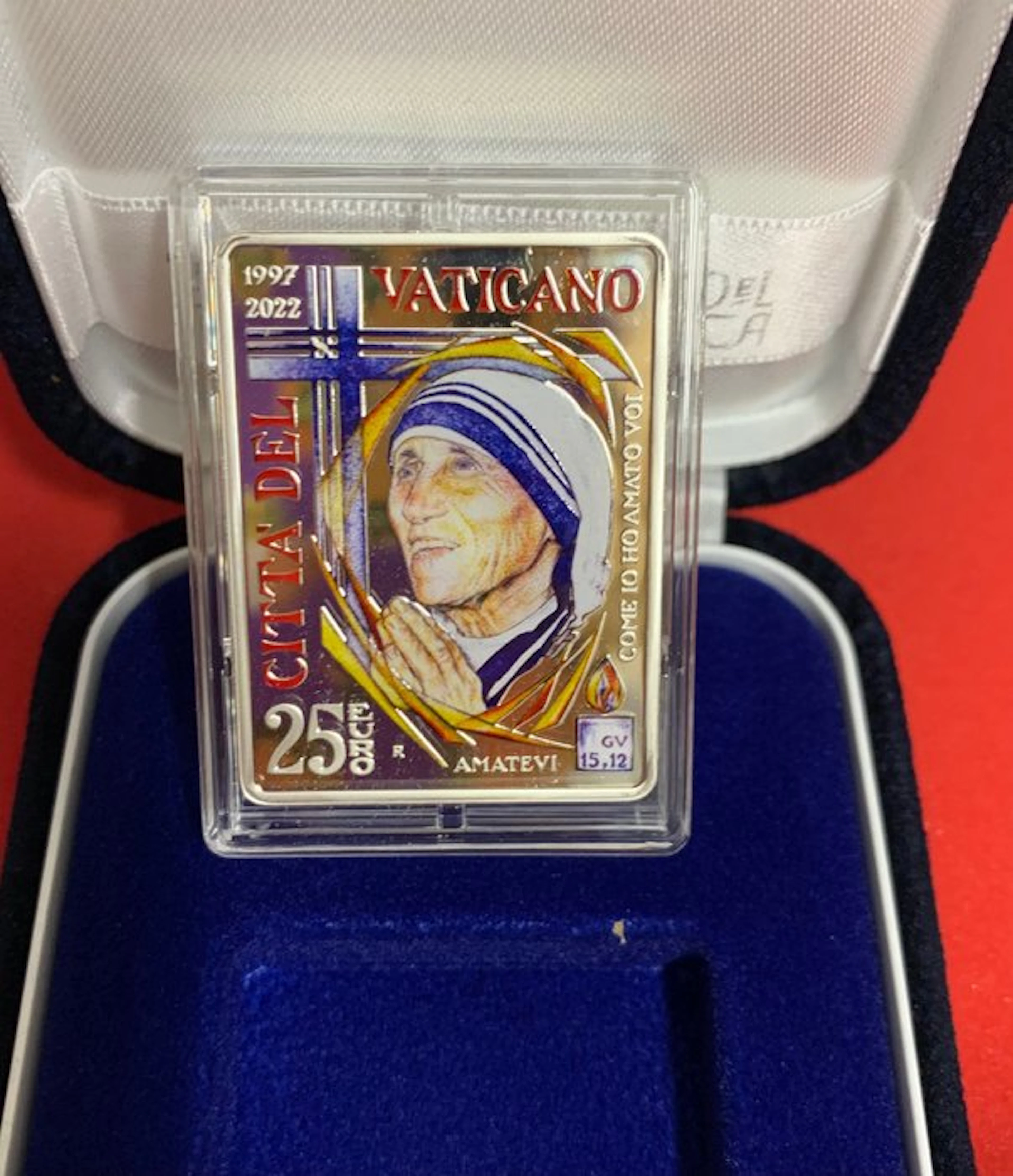 Vatican. 25 Euro 2022 "Madre Teresa di Calcutta" Proof (No reserve price)