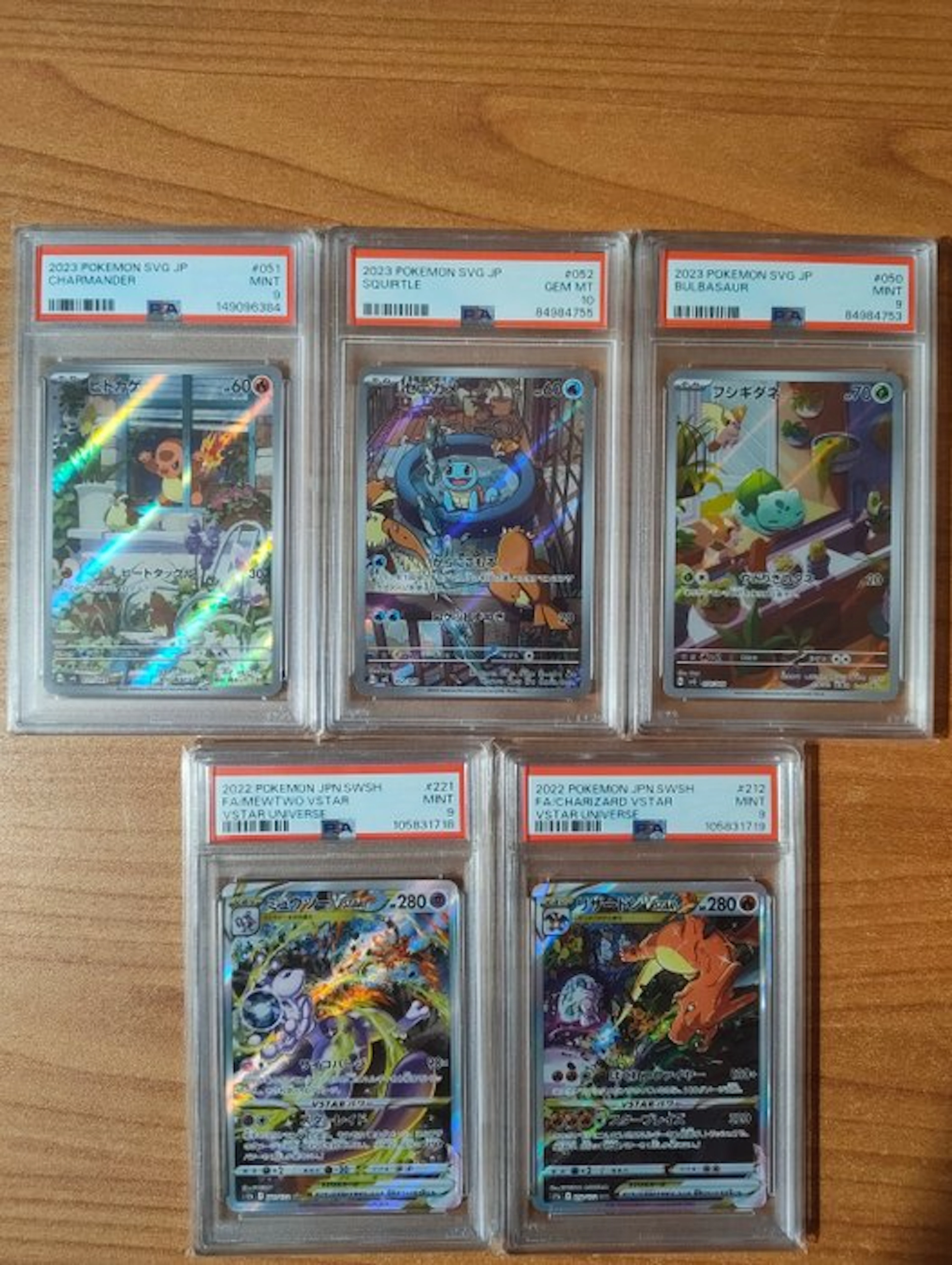 Pokémon - 5 Graded card - Charmander