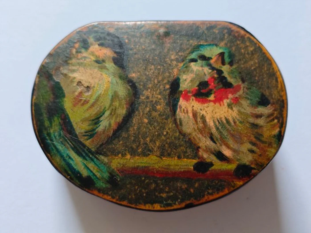 Pillbox - Wood - NO RESERVE