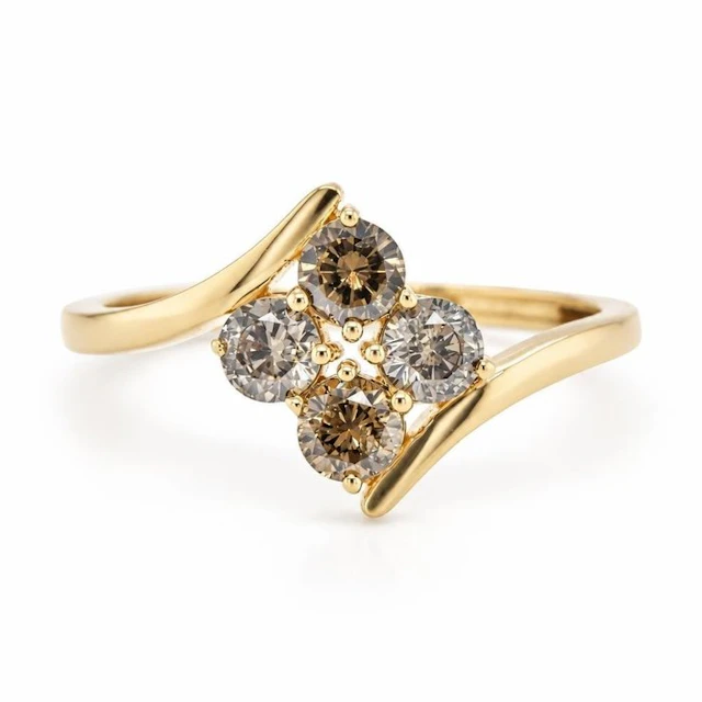 No reserve price - Ring - 14 kt