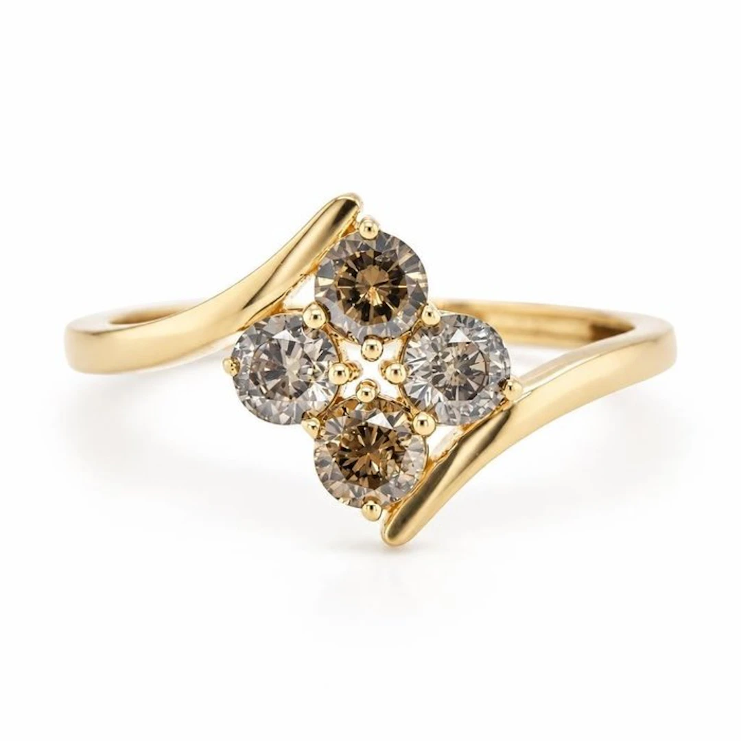 No reserve price - Ring - 14 kt
