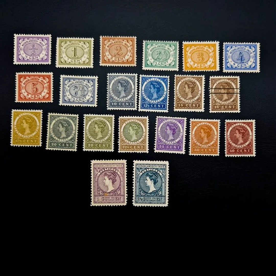 Dutch East Indies 1899/1908 - Collection of Queen Wilhelmina