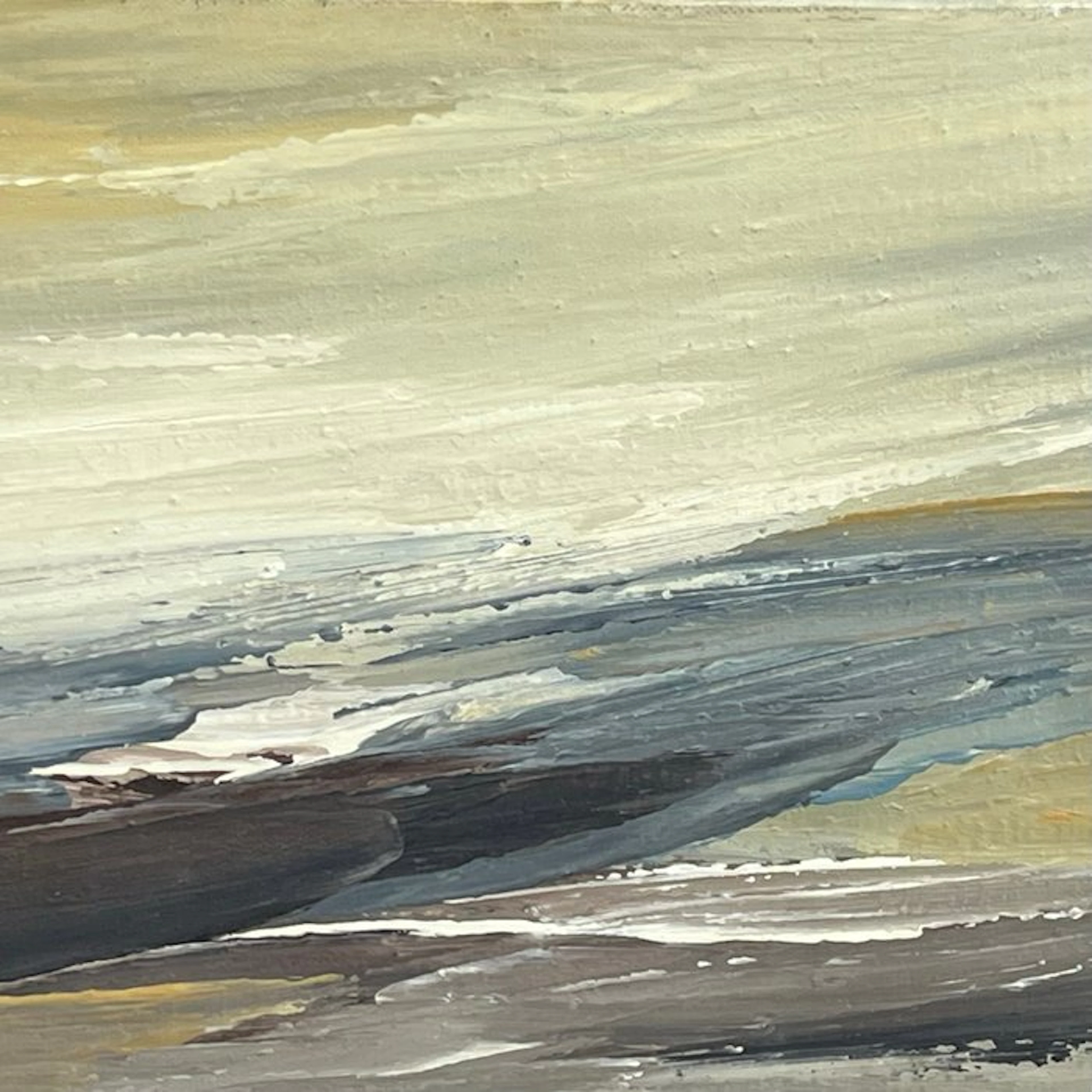 Terry Haass (1923-2016) - Abstraction grise et beige...