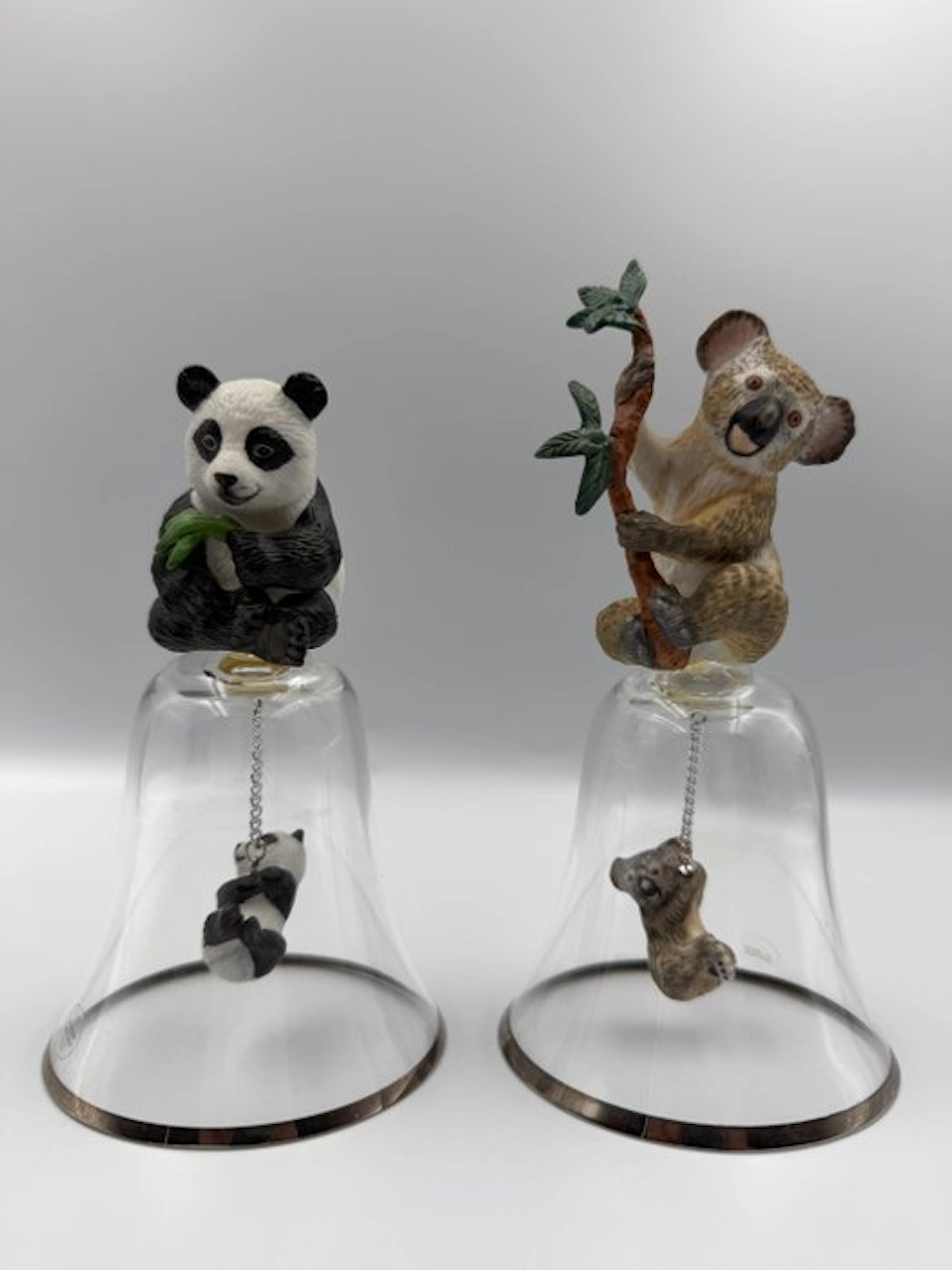 Themed collection - Franklin Mint Lot de 2 clochettes de...