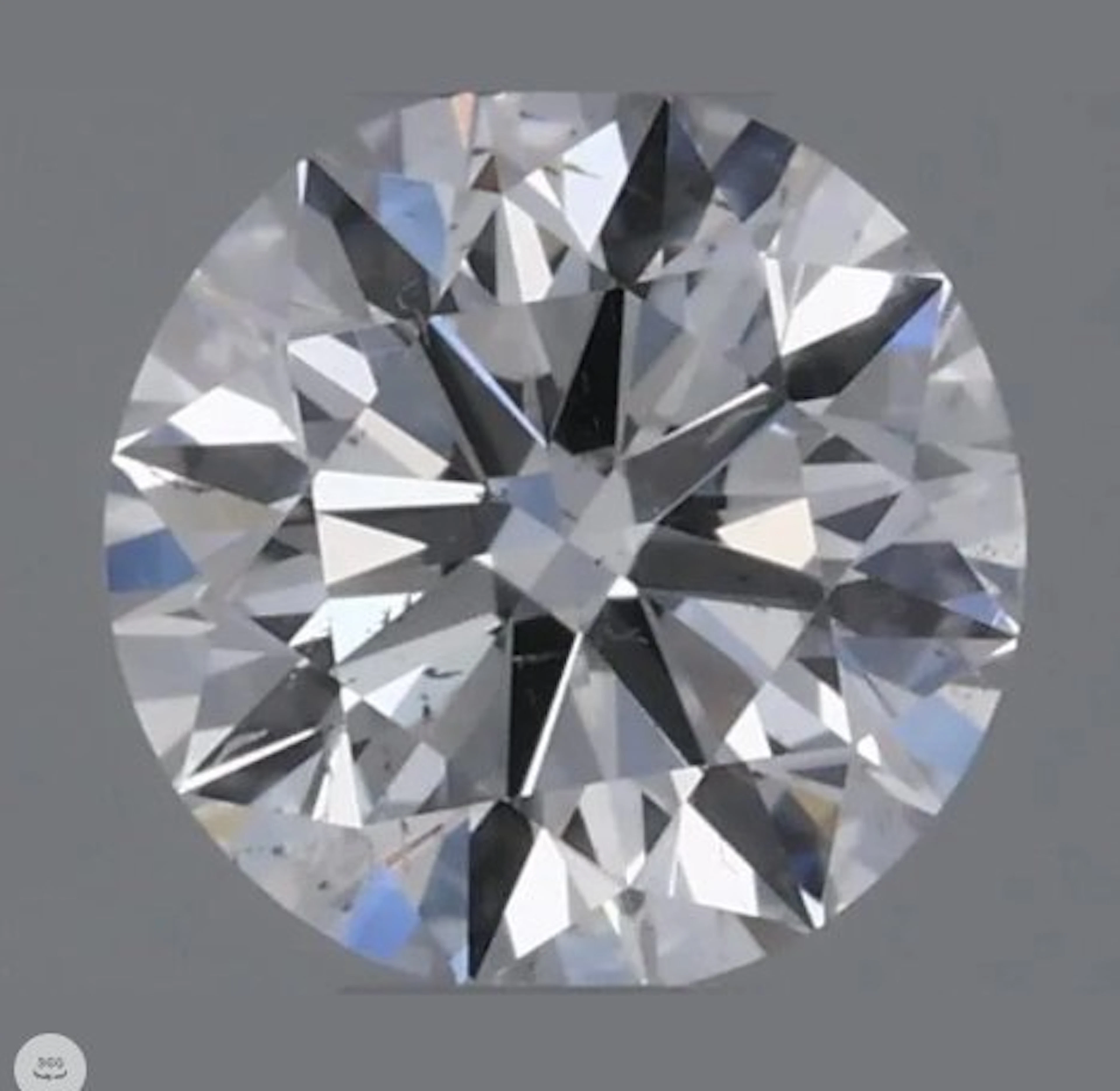 1 pcs Diamond (Natural) - 0.31 ct - Round - D...
