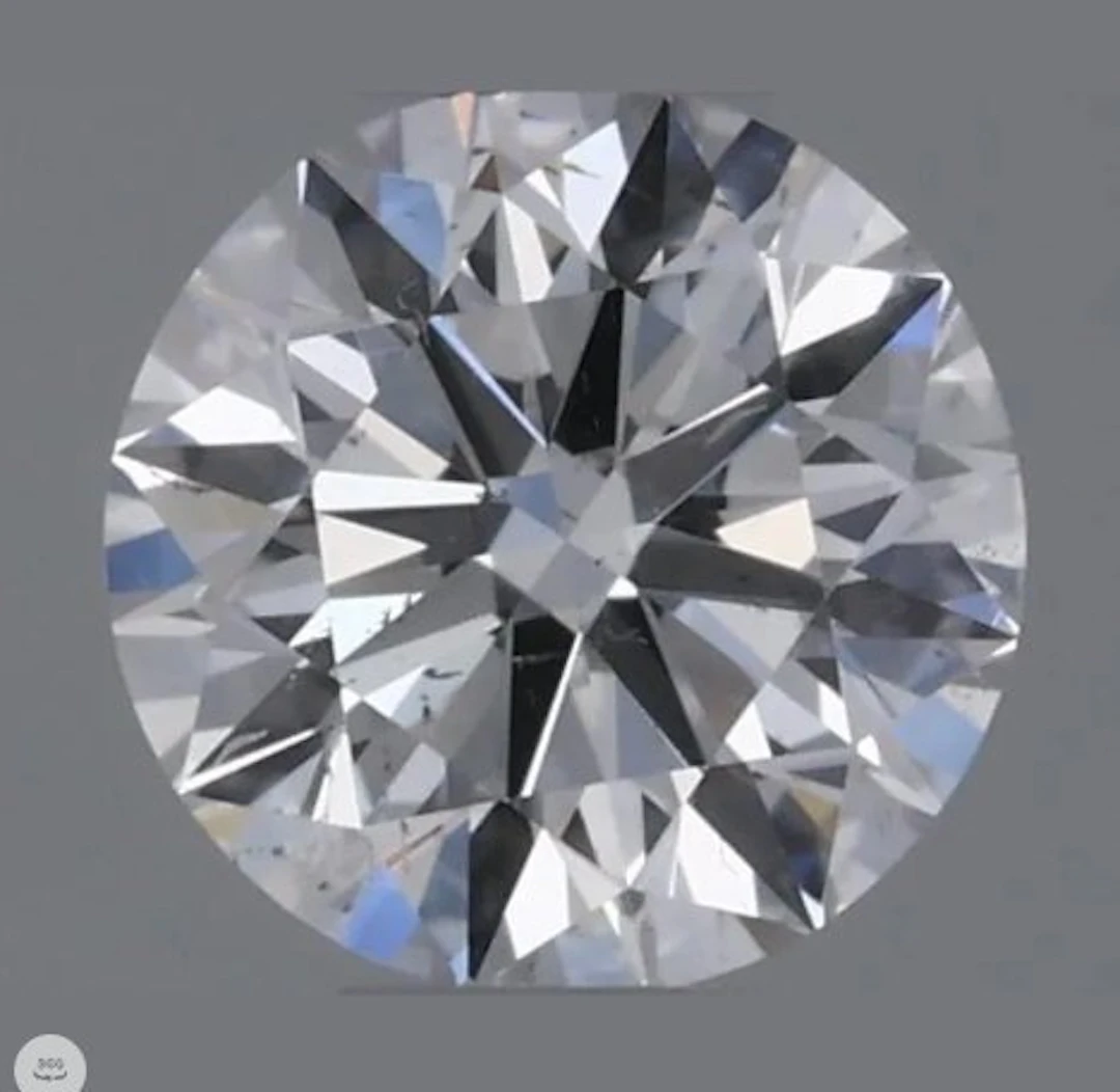1 pcs Diamond (Natural) - 0.31 ct - Round - D...