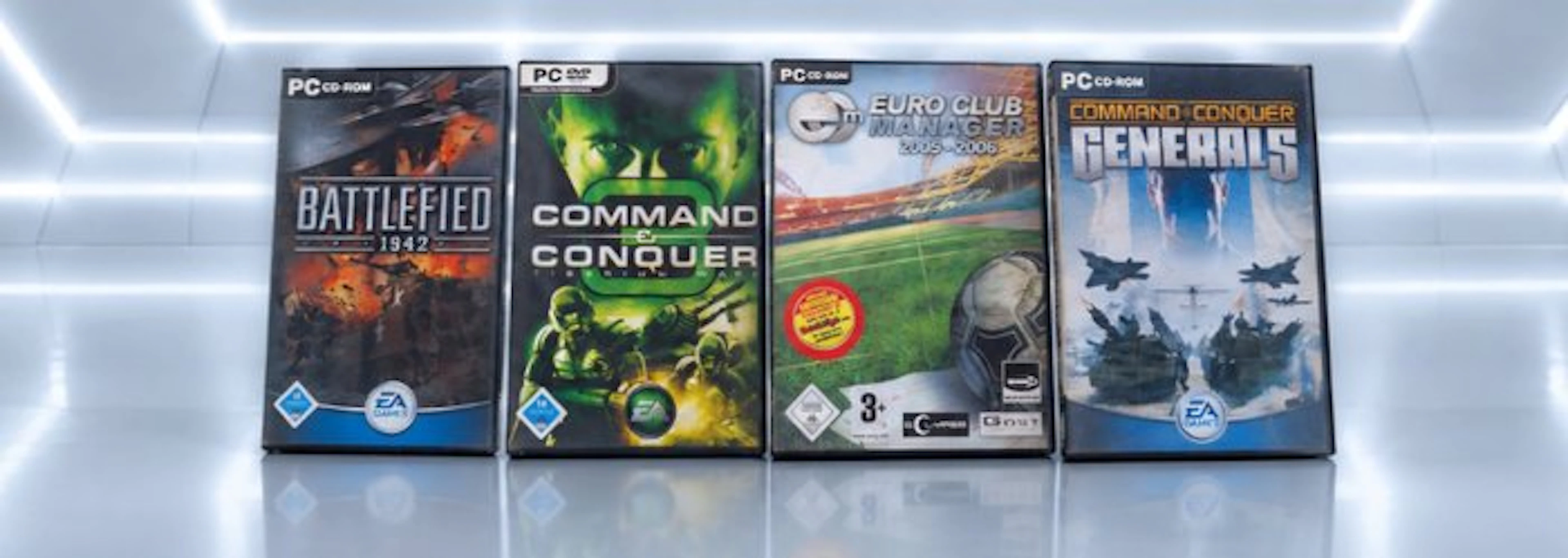 Electronic Arts - Lot de 4 Jeux PC Rétro – EA Games...