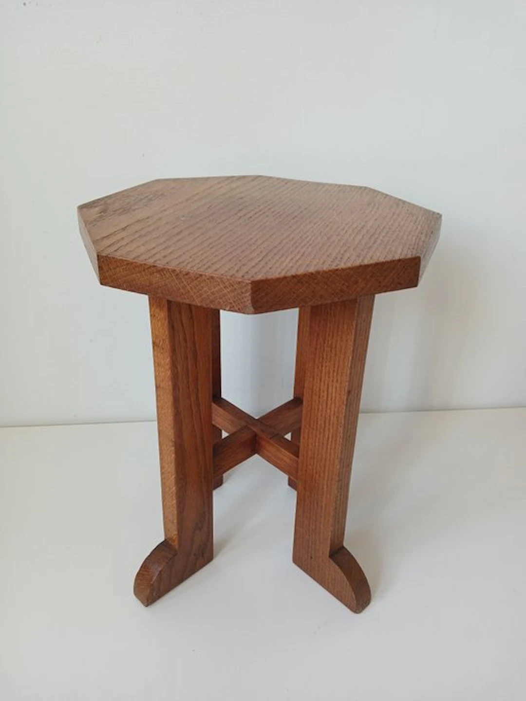 Plant table - Oak - Art Deco - Amsterdam School