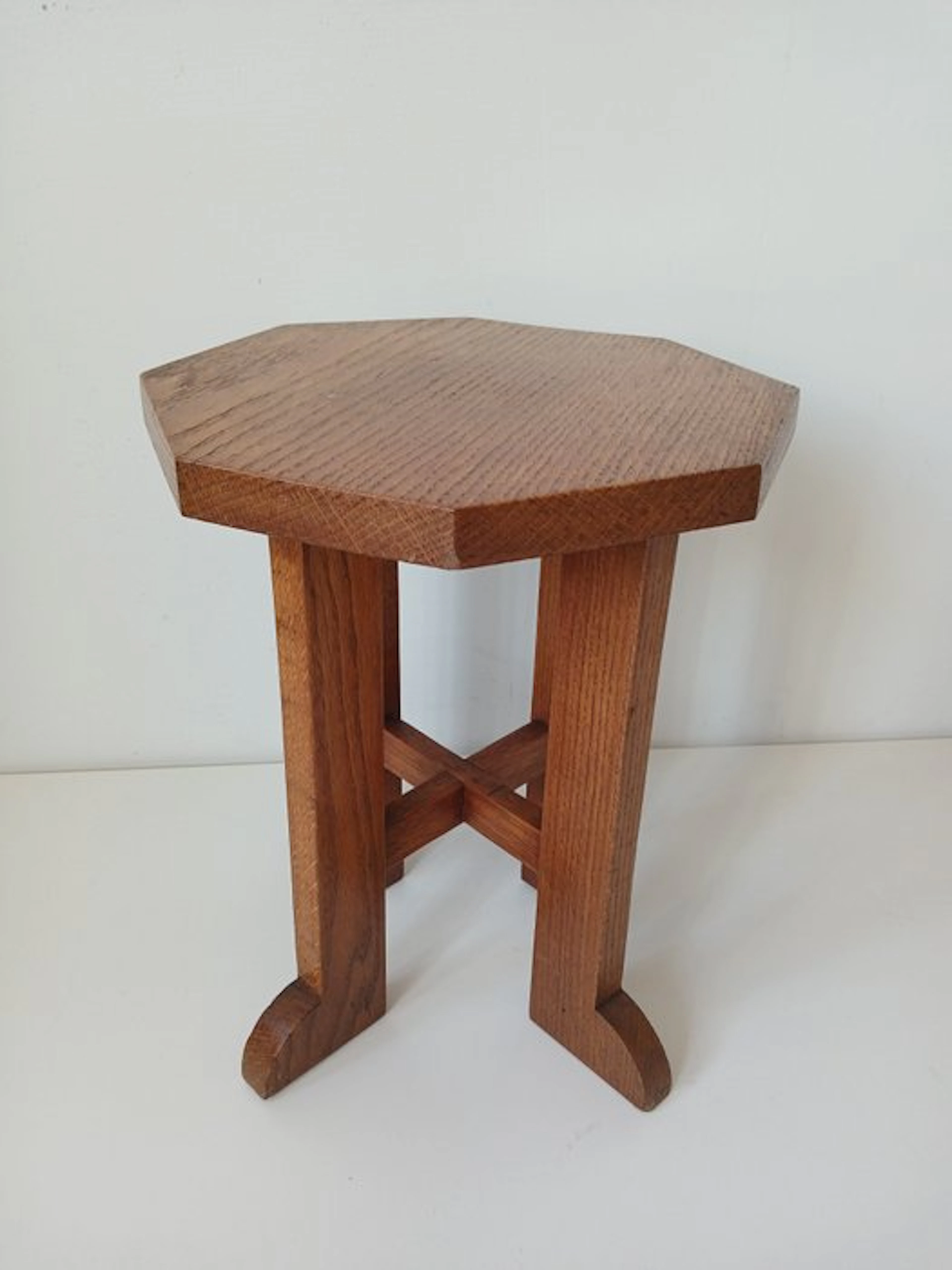 Plant table - Oak - Art Deco - Amsterdam School