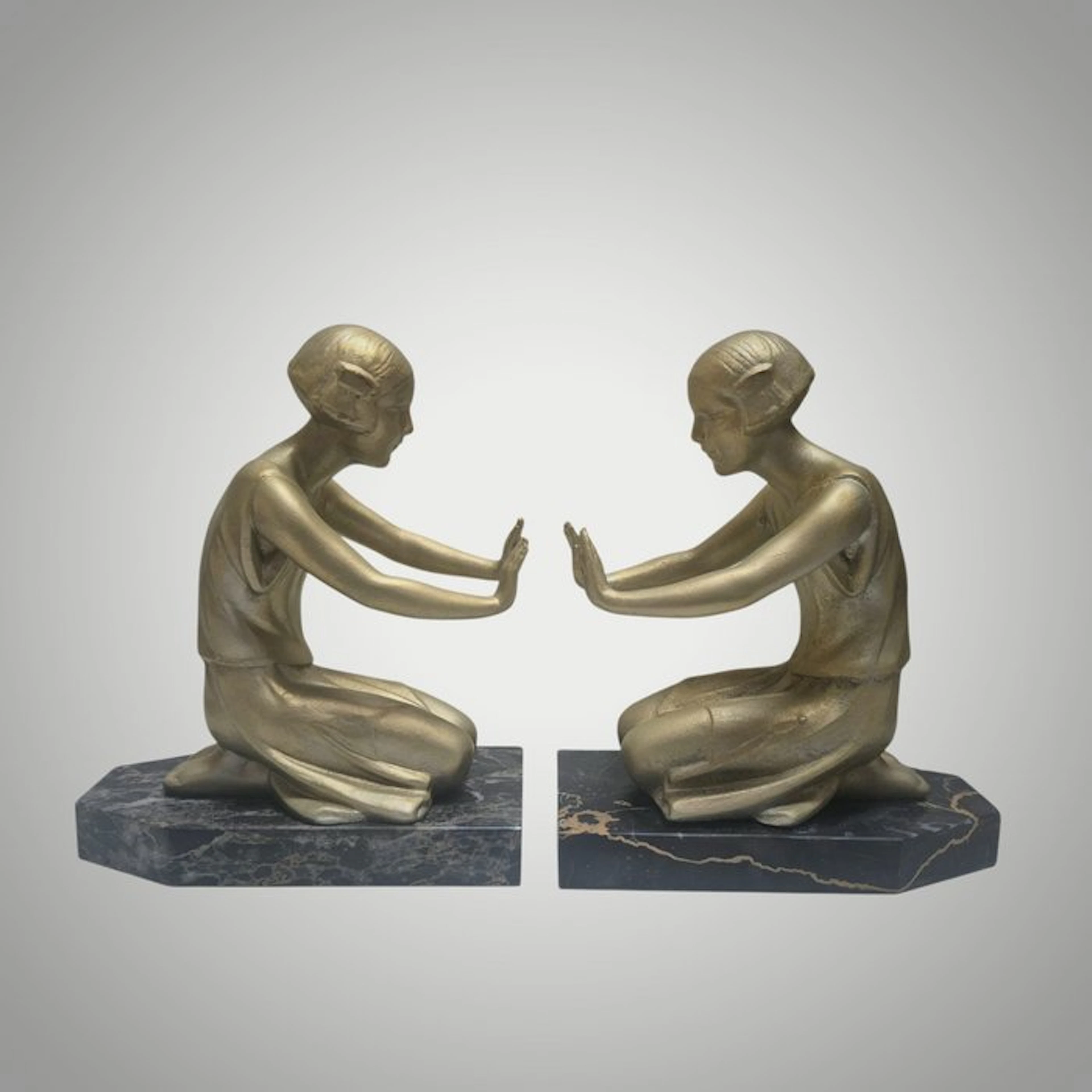 P.SEGA - Bookends - Art Casting and Marble - Women