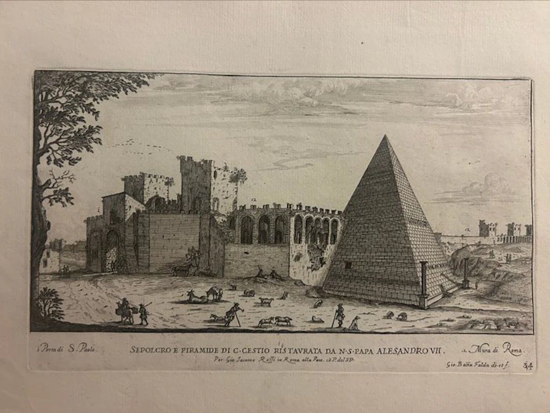 Italy - Rome; Giovanni Battista Falda (Valduggia