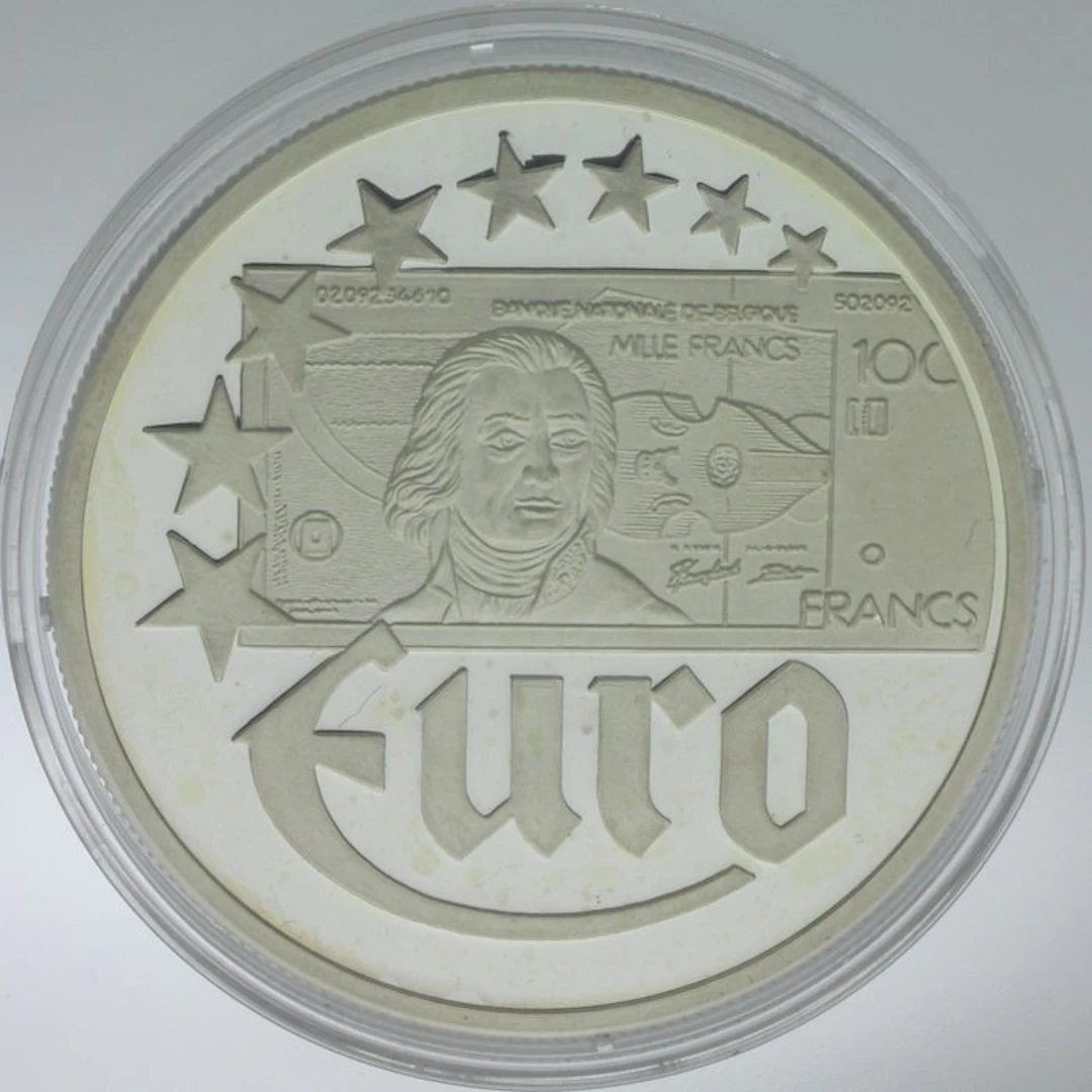 Belgium. Médaille 10 Euro Europa Argent PROOF, 1997 (No reserve price)