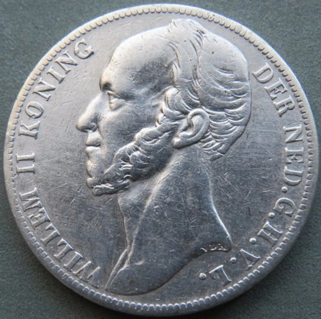 Netherlands. Willem II. 1 Gulden 1847 (No reserve price)