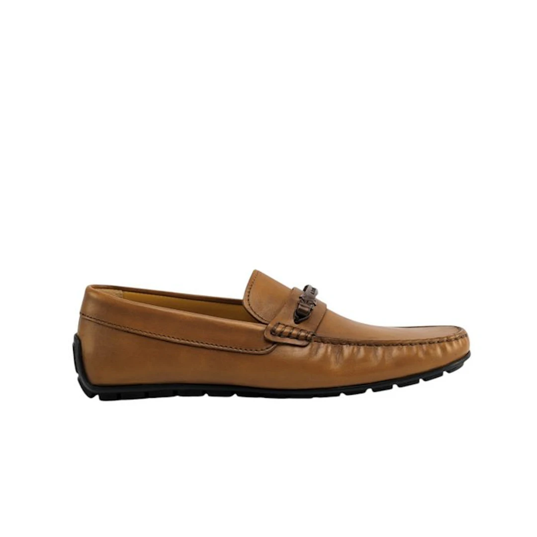 TESTONI - 8 UK - 42 IT - Driver Loafer Shoes Top Calf...