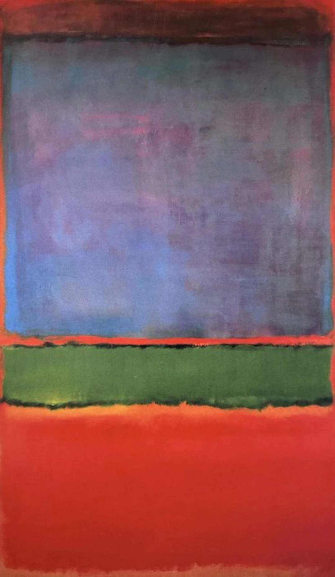 Mark Rothko (after) - No. 6 (Violet, Green and Red) - Giclée - 90x60 - COA