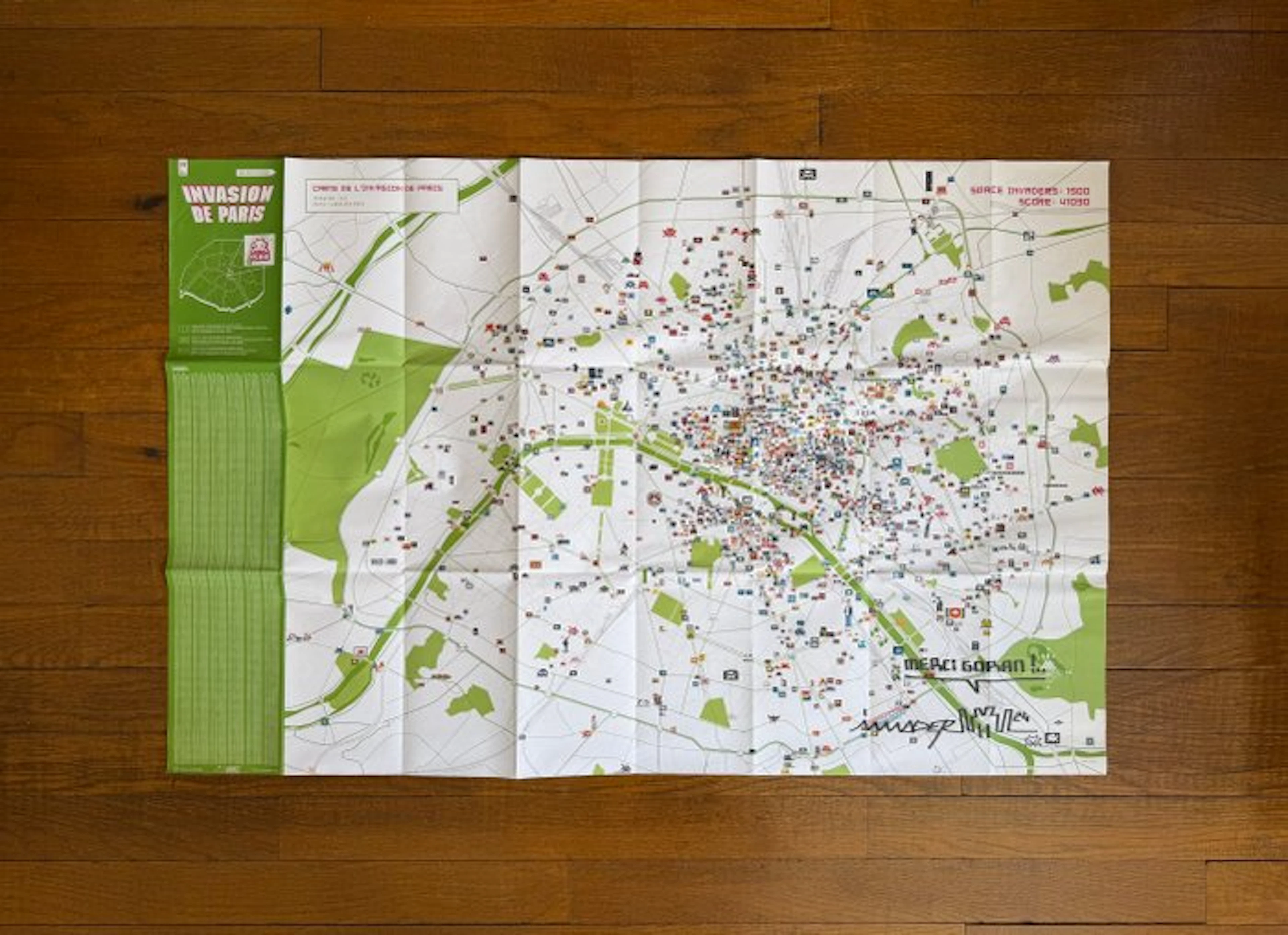 Invader (1969) - Invasion Map of Paris V3.0
