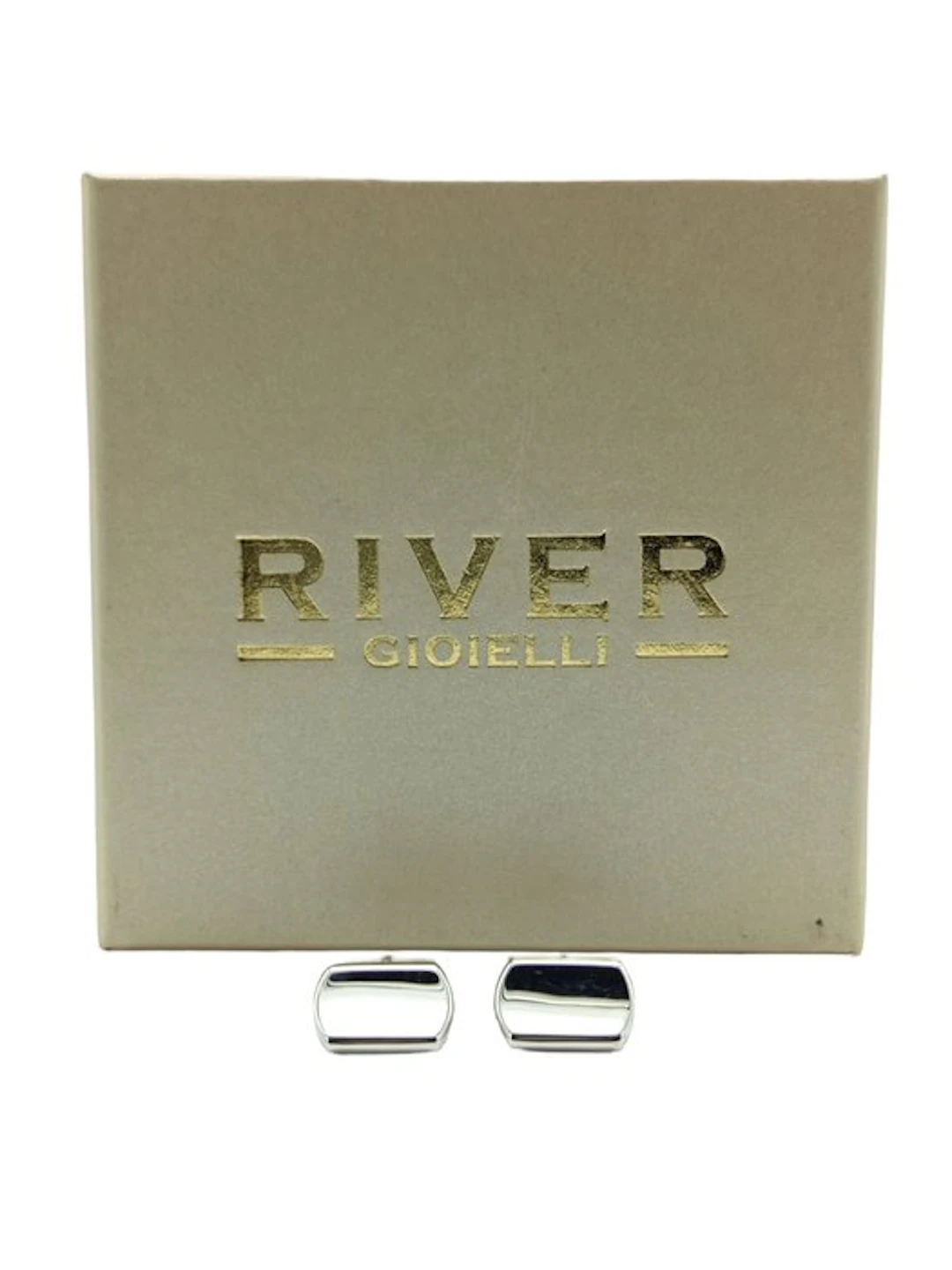 Cufflinks - 18 kt. White gold