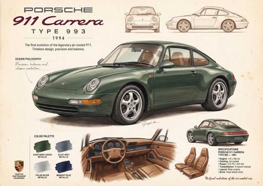 Shmidt.Art - Porsche - Porsche 911 Carrera Type 993 - 1990s