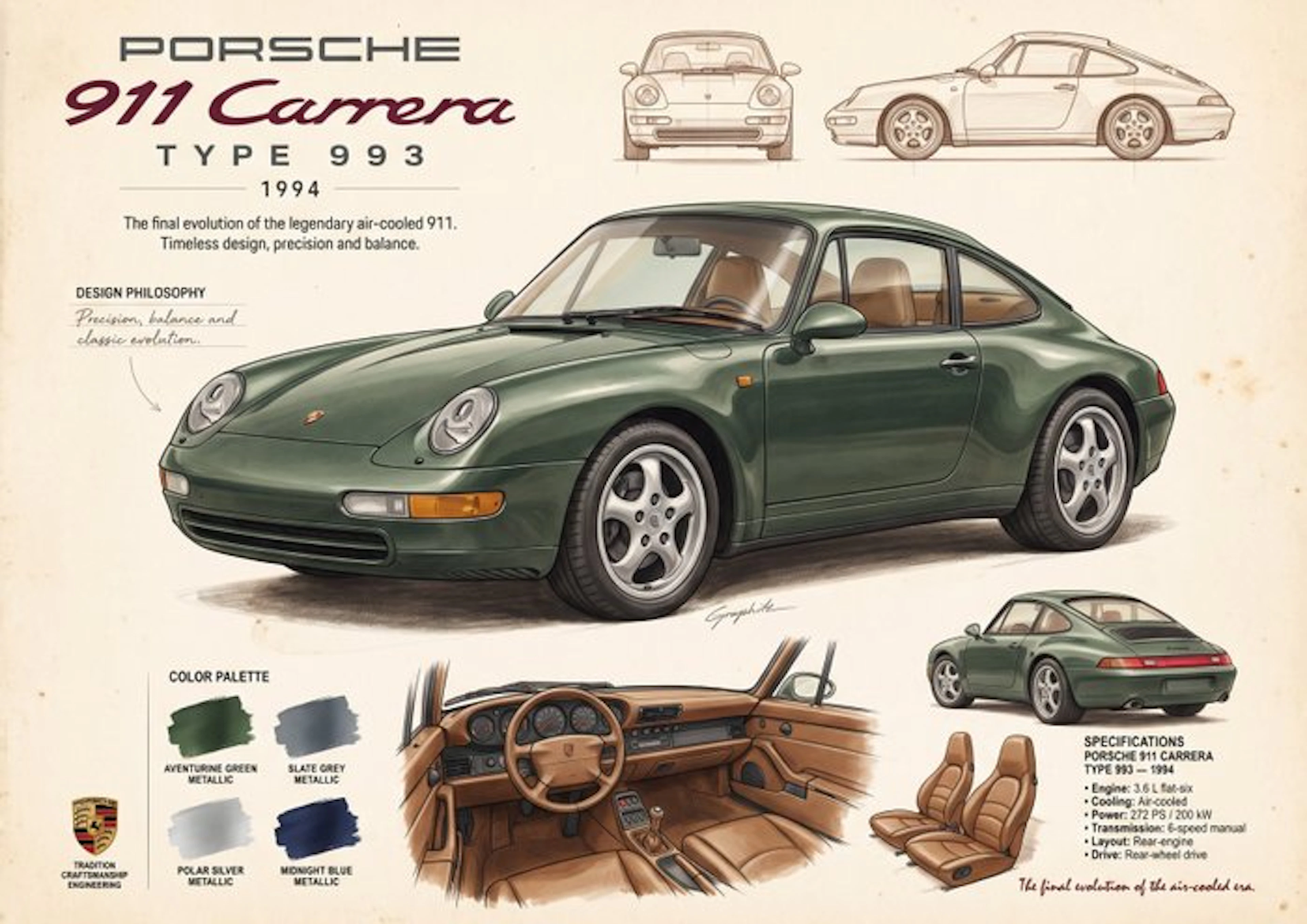 Shmidt.Art - Porsche - Porsche 911 Carrera Type 993 - 1990s