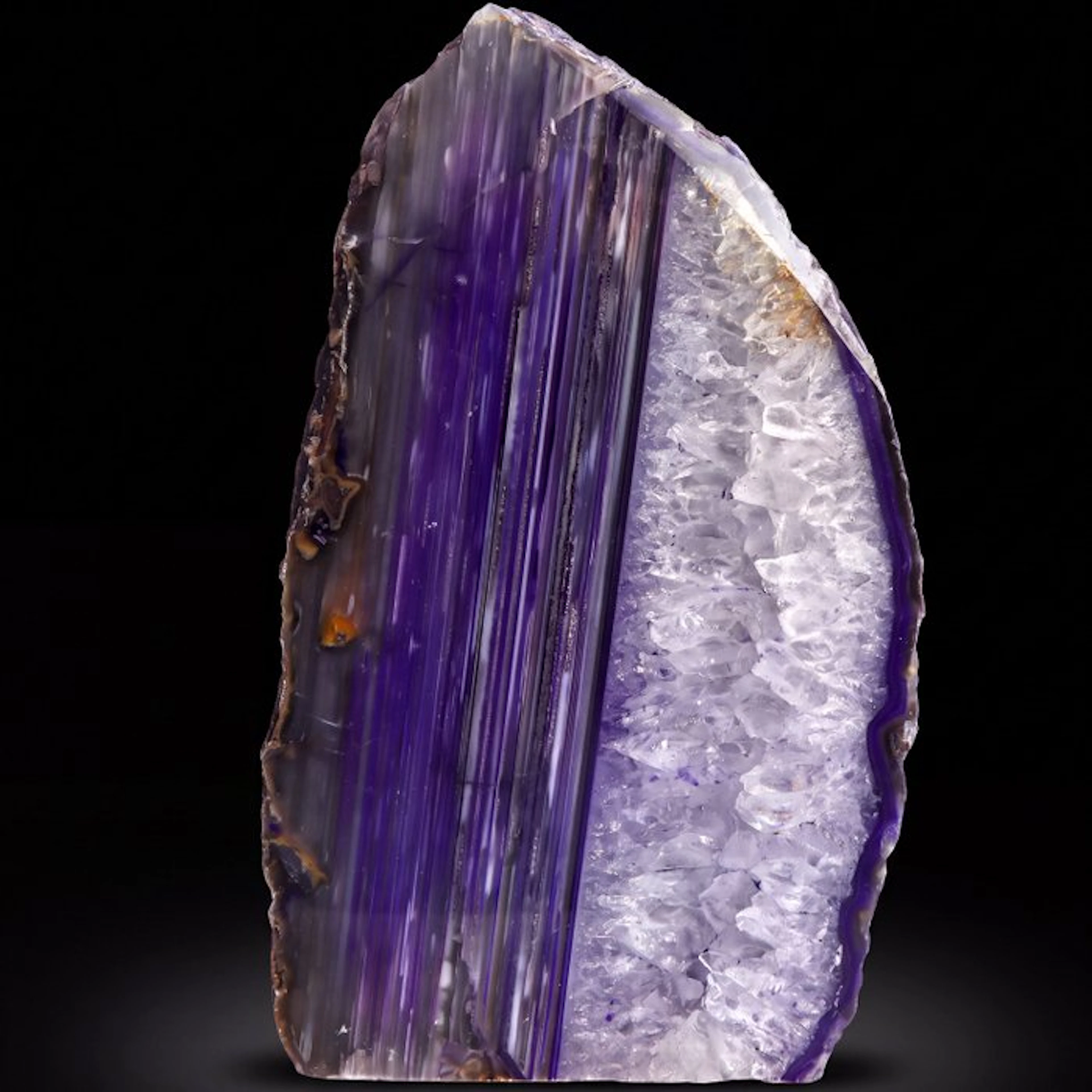 XL Purple Agate - 25x15x12 cm - Geode- 3.6 kg