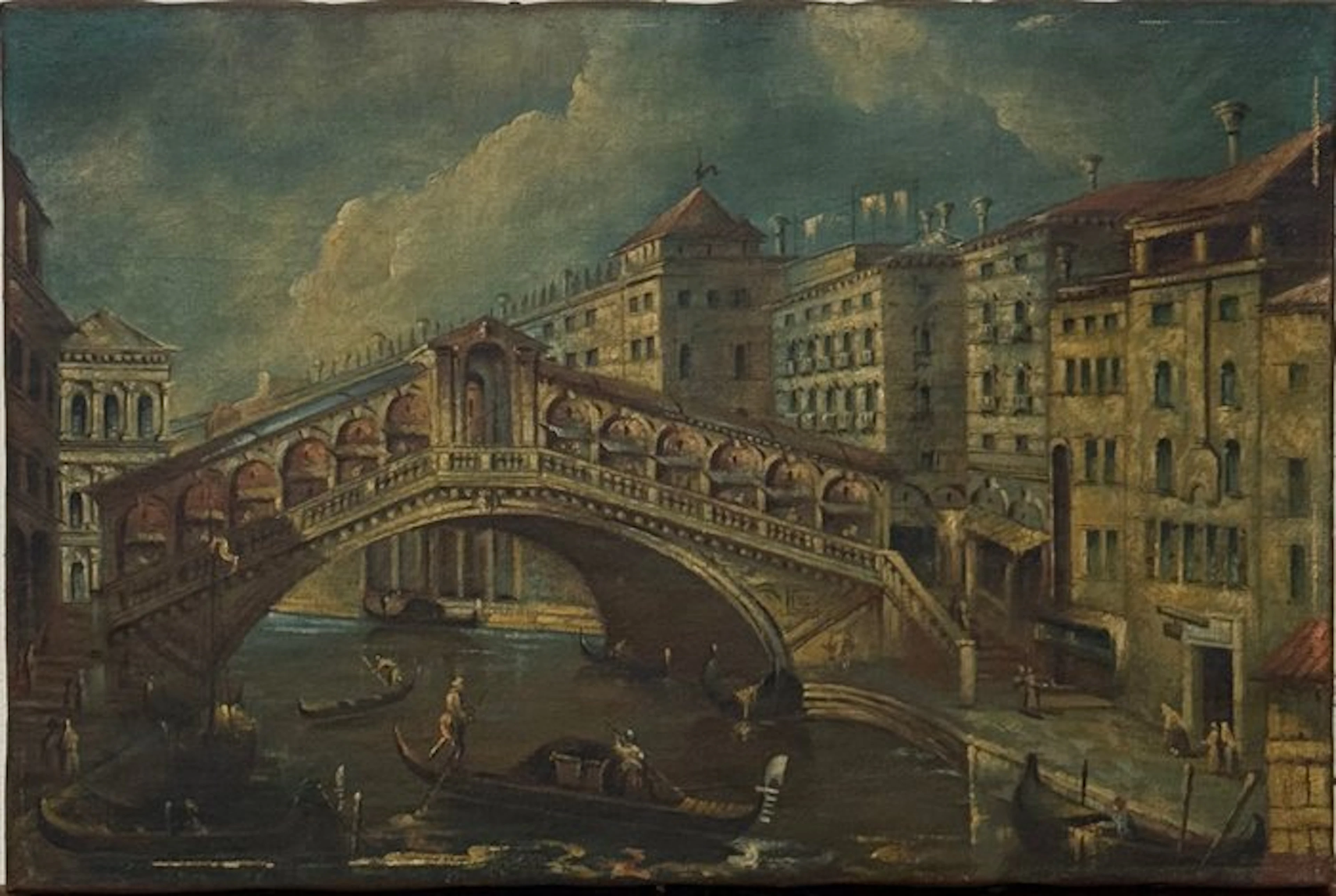 Scuola Italiana (XVIII-XIX) - Ponte di Rialto
