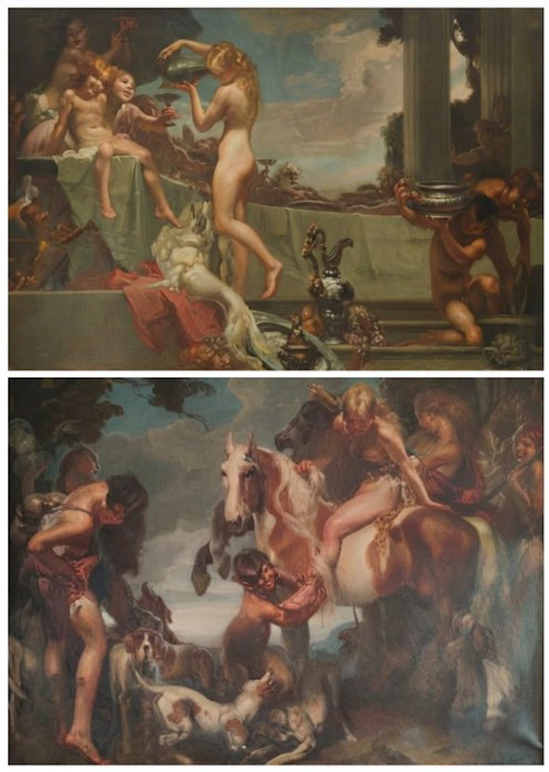 Seguace di Mattia Traverso (1885-1956) - Lotto di due...