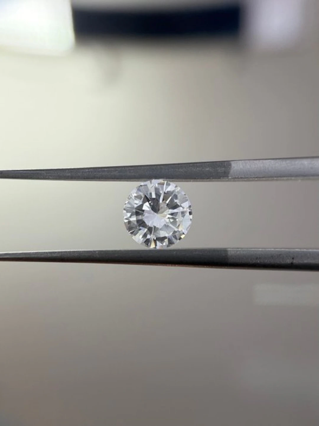 1 pcs Diamond (Natural) - 0.57 ct - Round - D (colourless) - VS1 - HRD Antwerp