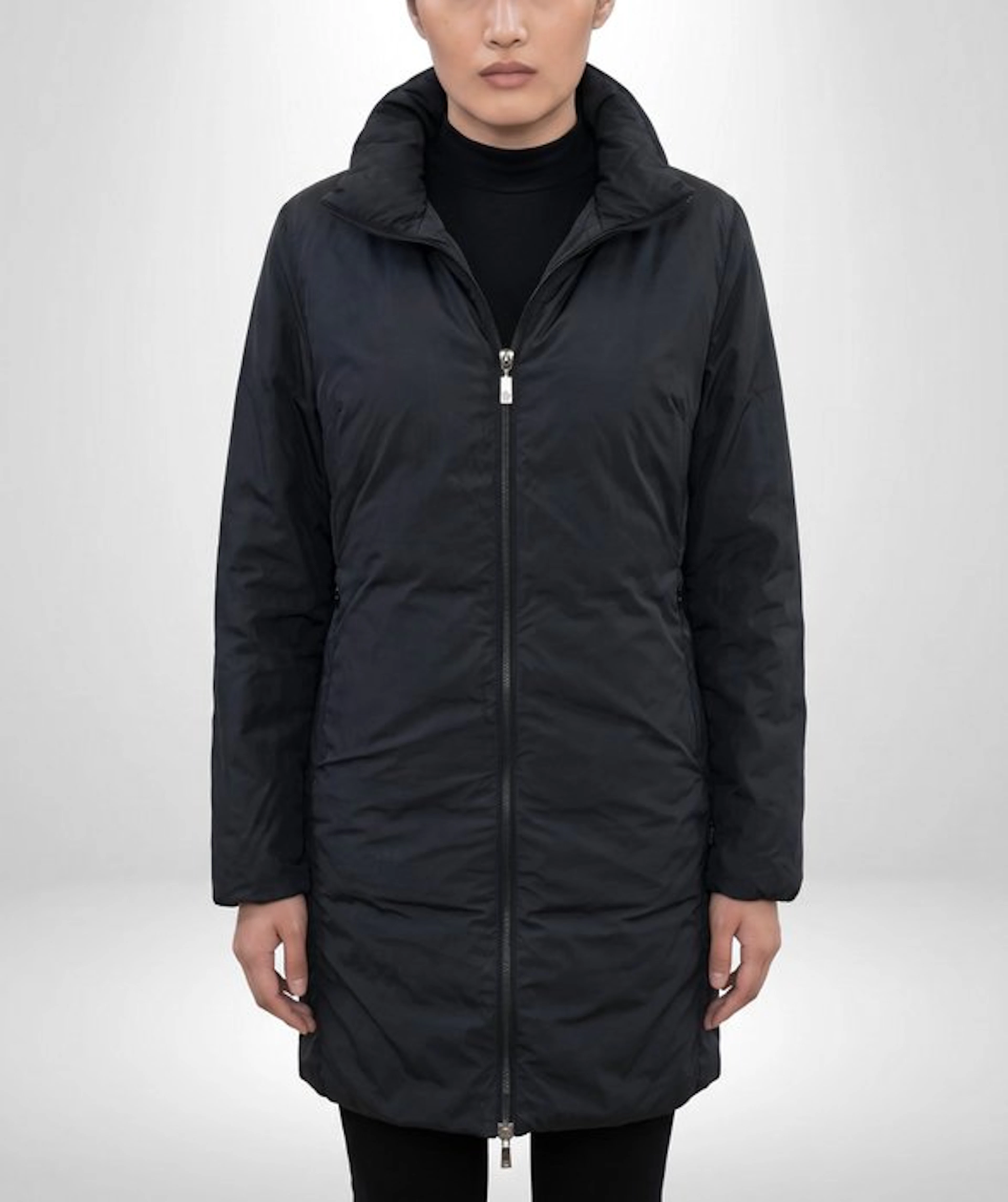 MONCLER Exclusive Collection Glamour Trench Chic REAL Down Coat Tg