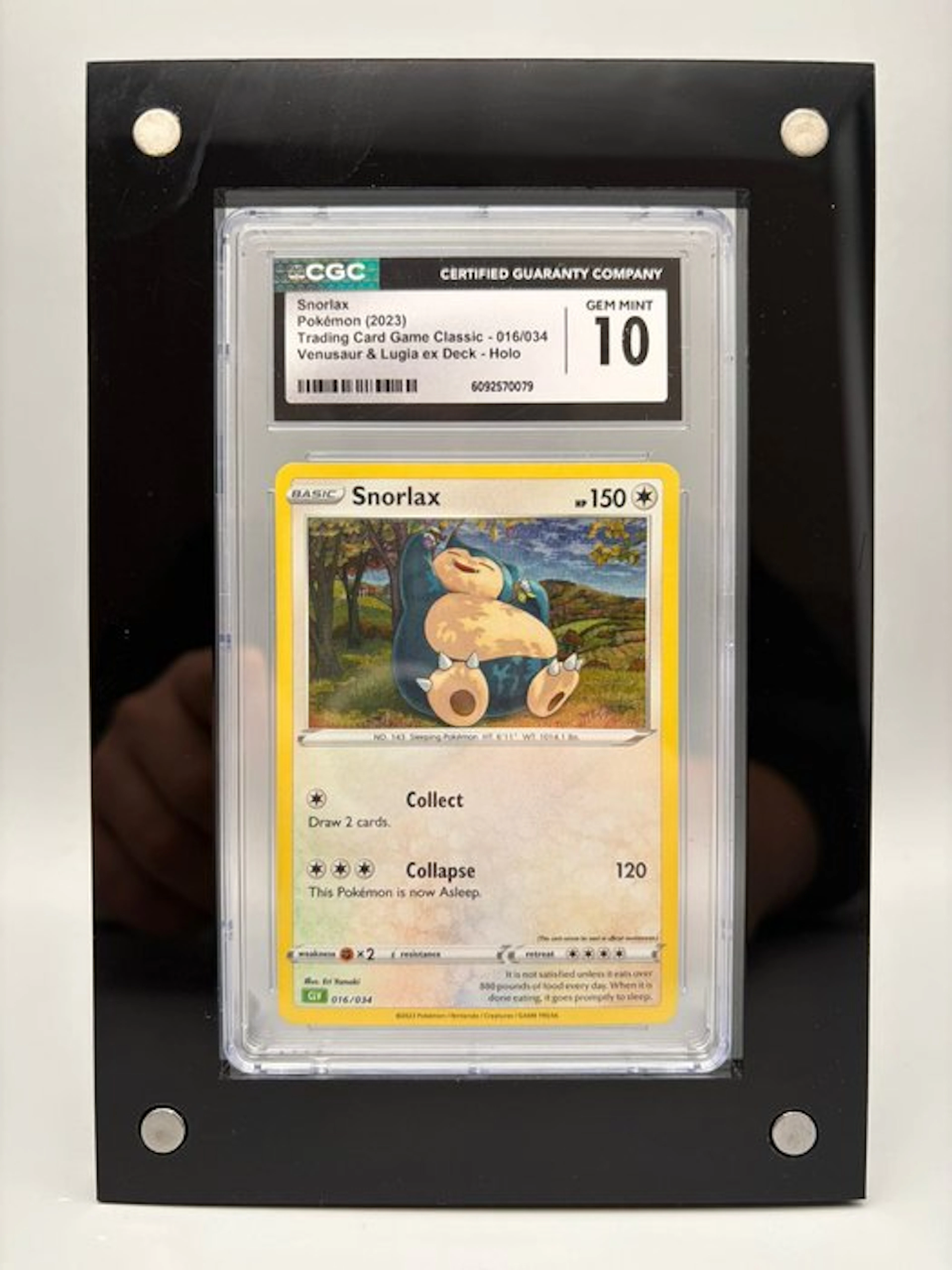 Pokémon Graded card - Snorlax - CGC 10 - Sword & Shield