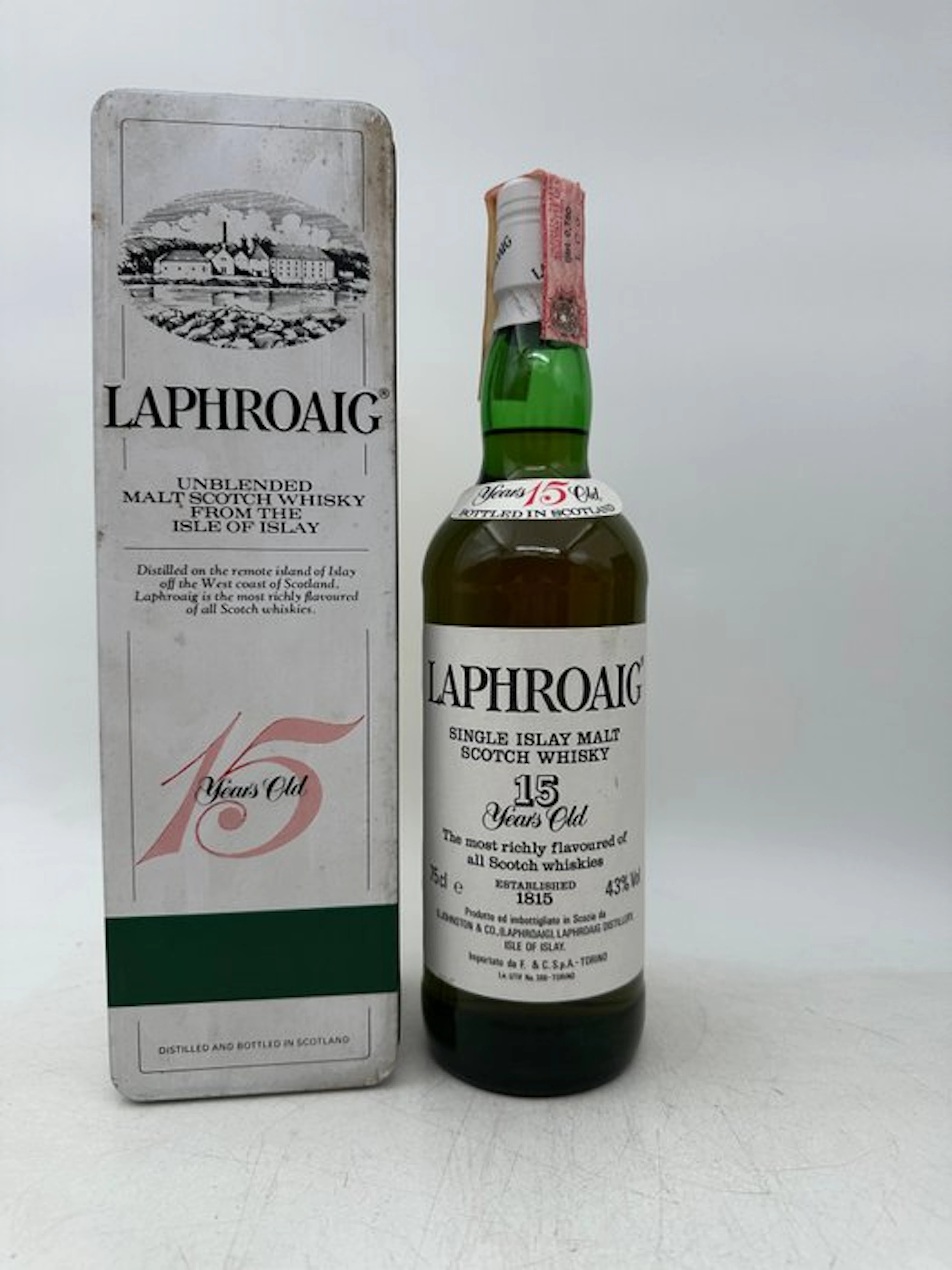 Laphroaig 15 years old - b. 1980s - 75cl