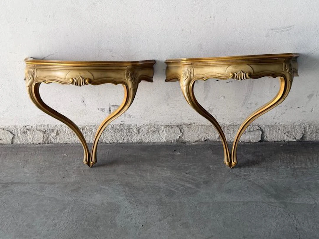 Wall shelf unit - Wood - Rococo shelf