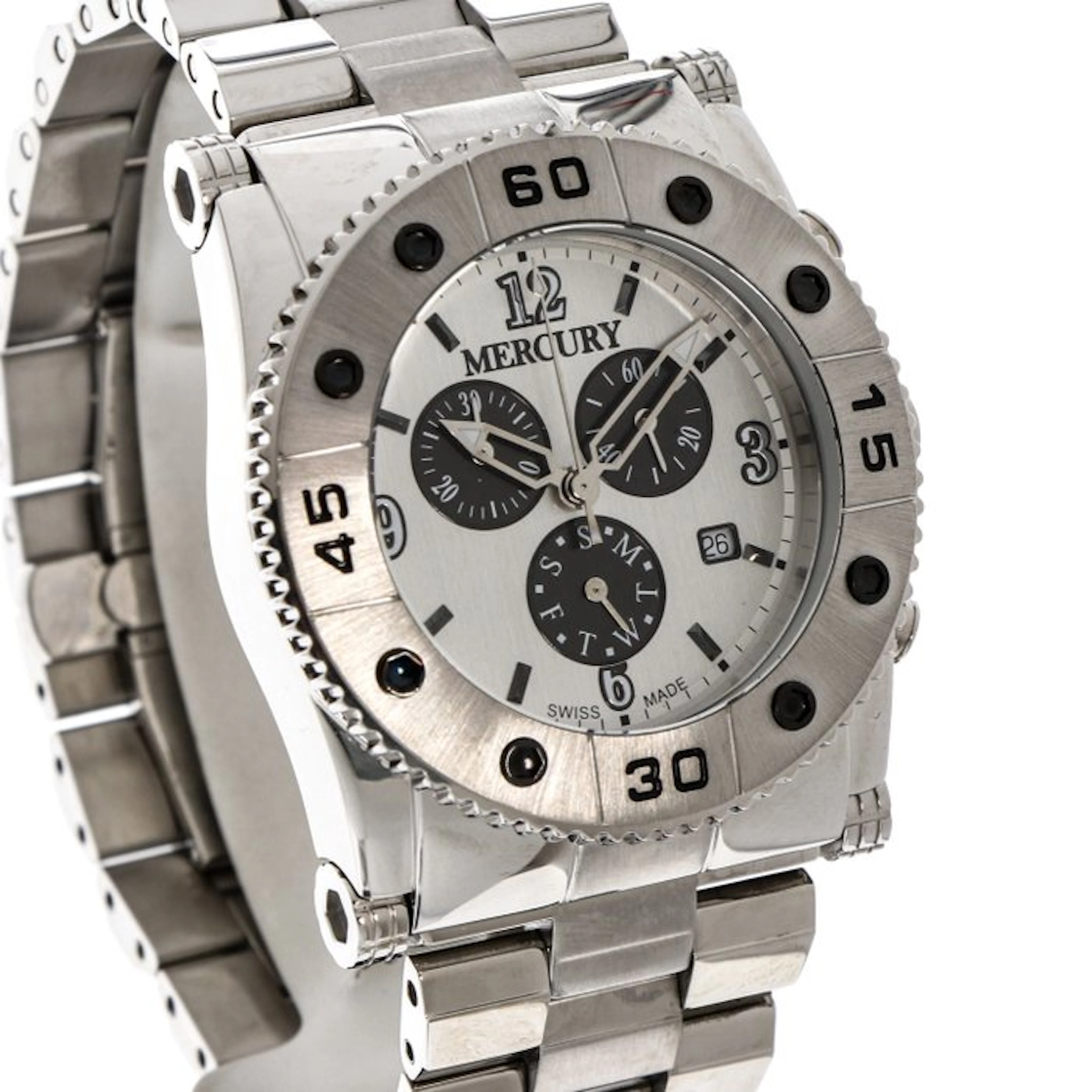 MERCURY - Swiss Made Chronographe Watch - ME1060-SS-1...