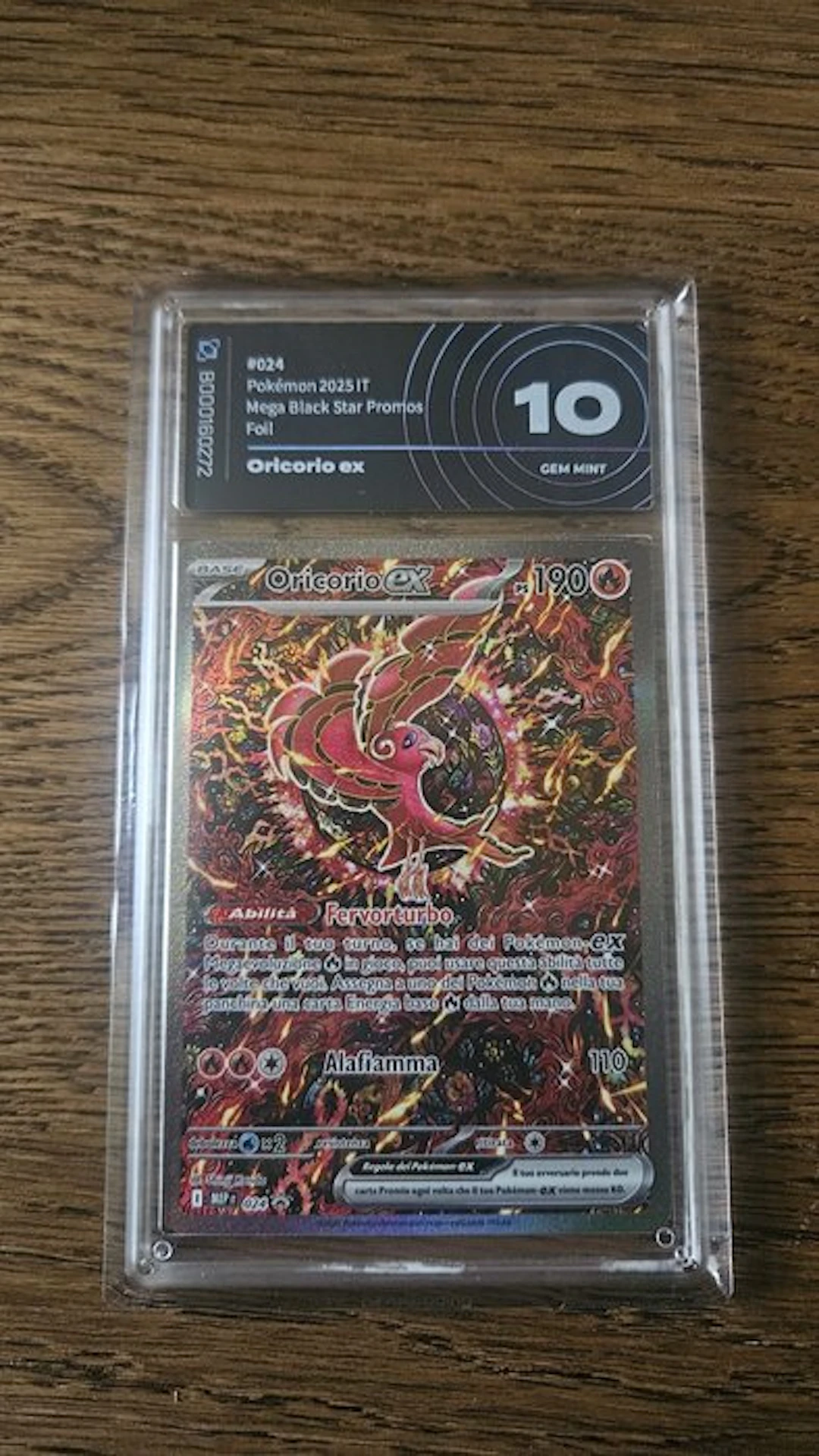 Pokémon - 1 Graded card - Oricorio ex 024 Foil