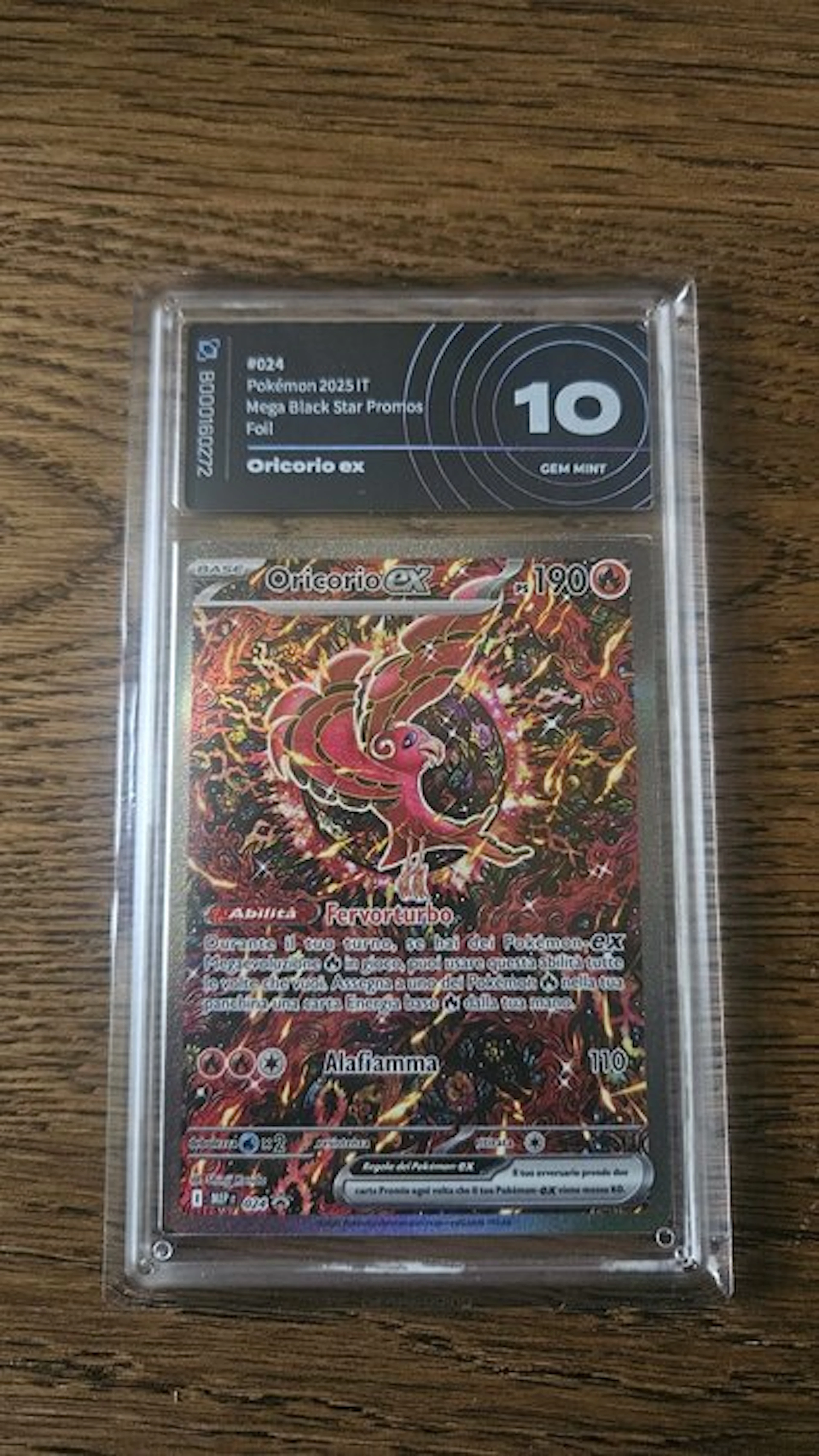 Pokémon - 1 Graded card - Oricorio ex 024 Foil