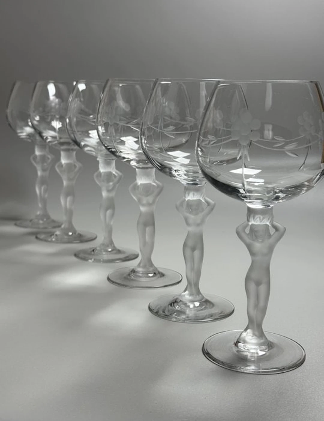 Bayel - Wine glass (6) - Bacchante Nude Female Stems...