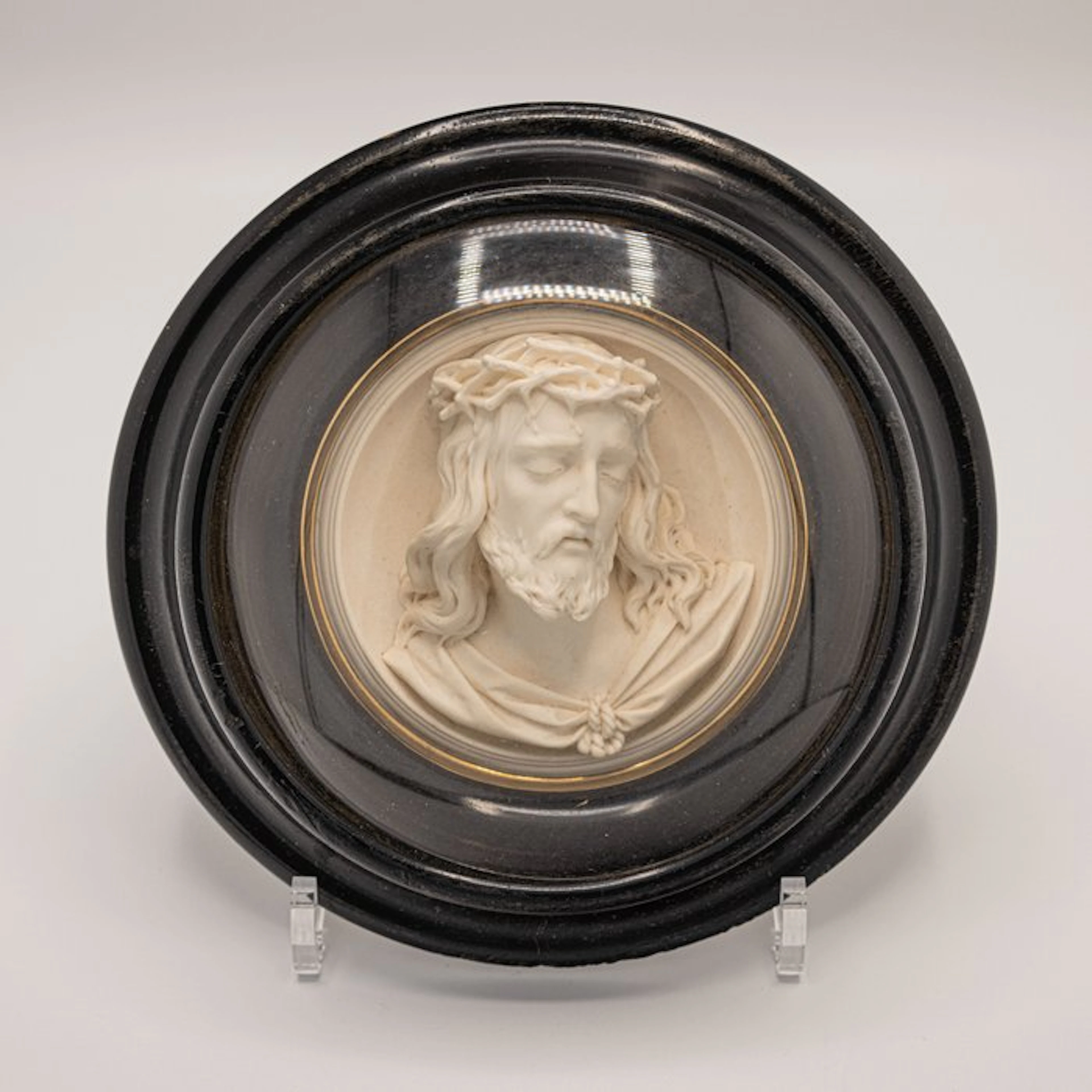 Meerschaum relief of Christ - Meerschaum - 1850-1900