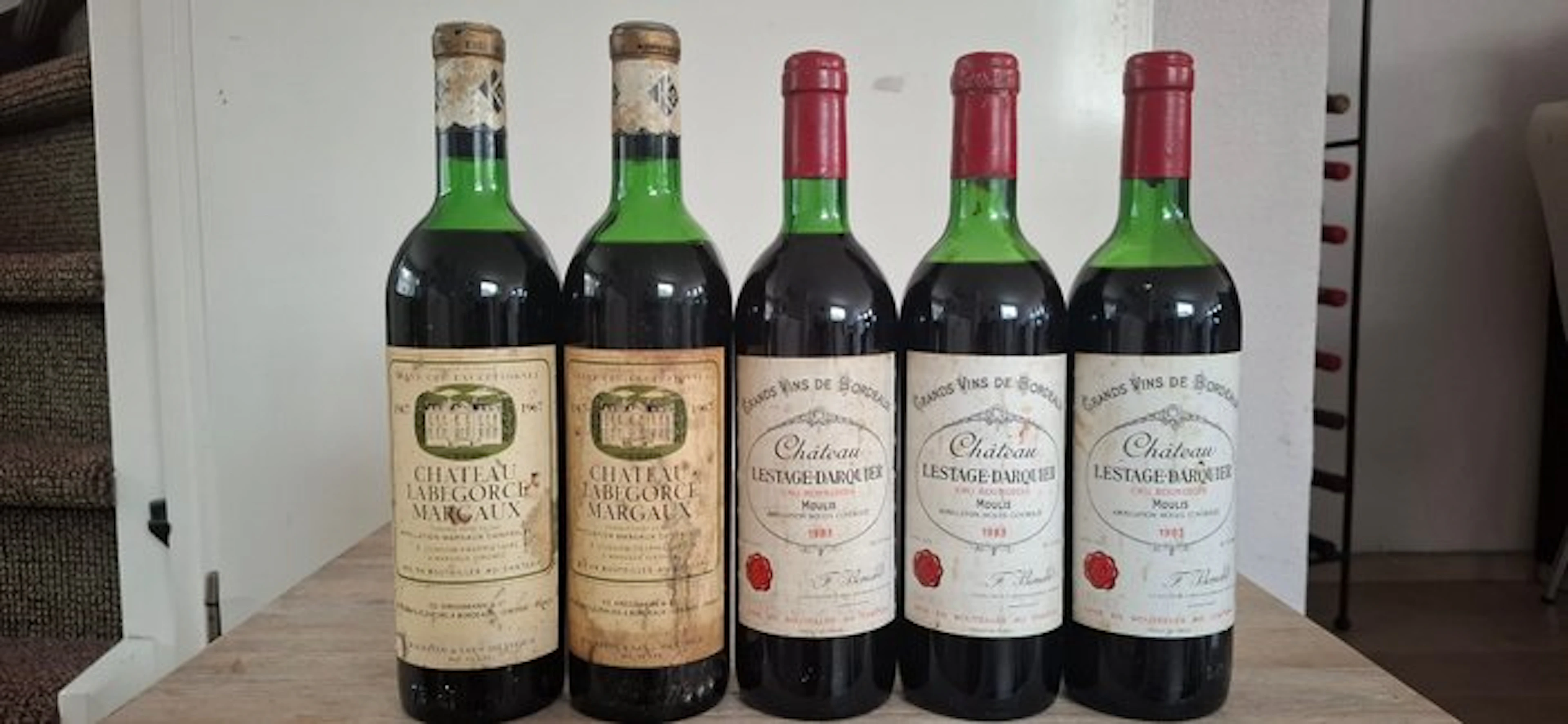 1967 Château Labegorce (x2) & 1983 Château Lestage-Darquier (x3) - Margaux