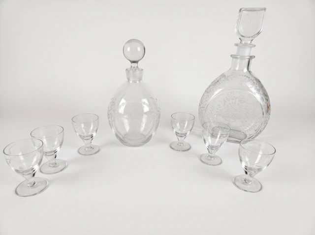 Bottle vase (8) - Glass