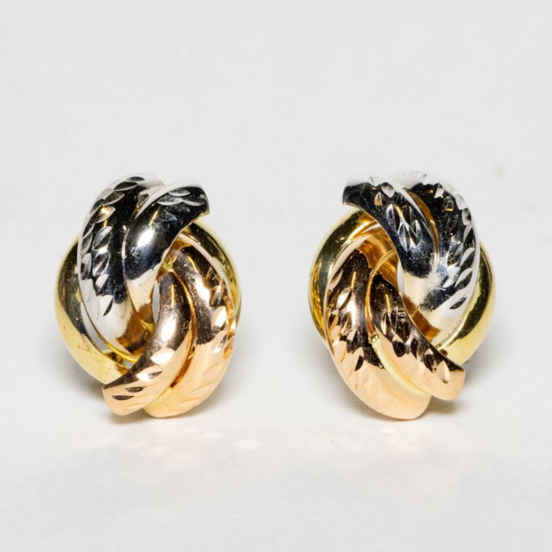 No reserve price - Earrings - 18 kt
