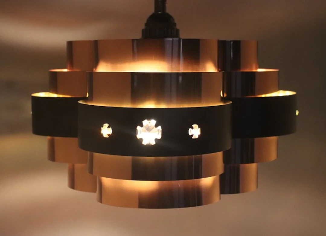 Coronell Elektro - Werner Schou - Ceiling lamp - Model P63 - Copper