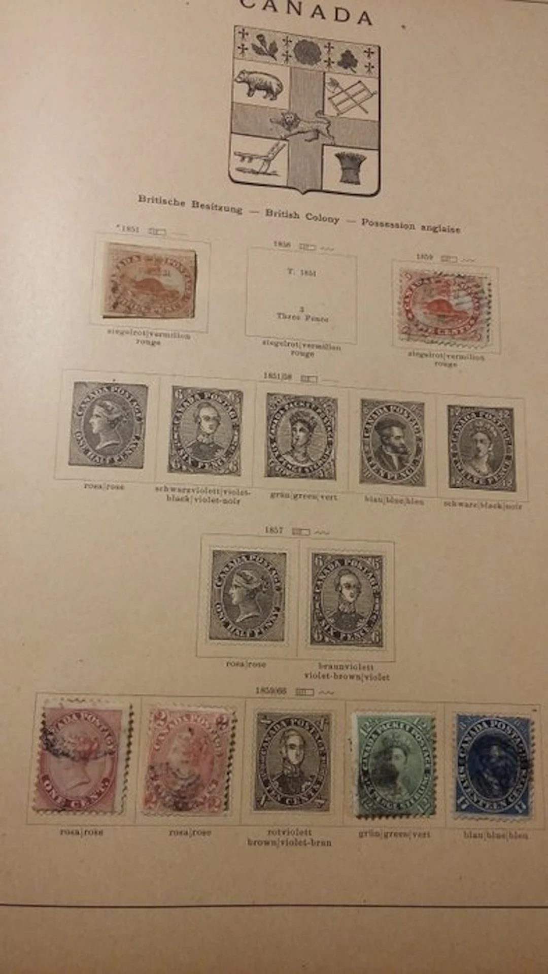 Canada 1851/1917 - Canada, New Brunswick and Scotland, Newfoundland