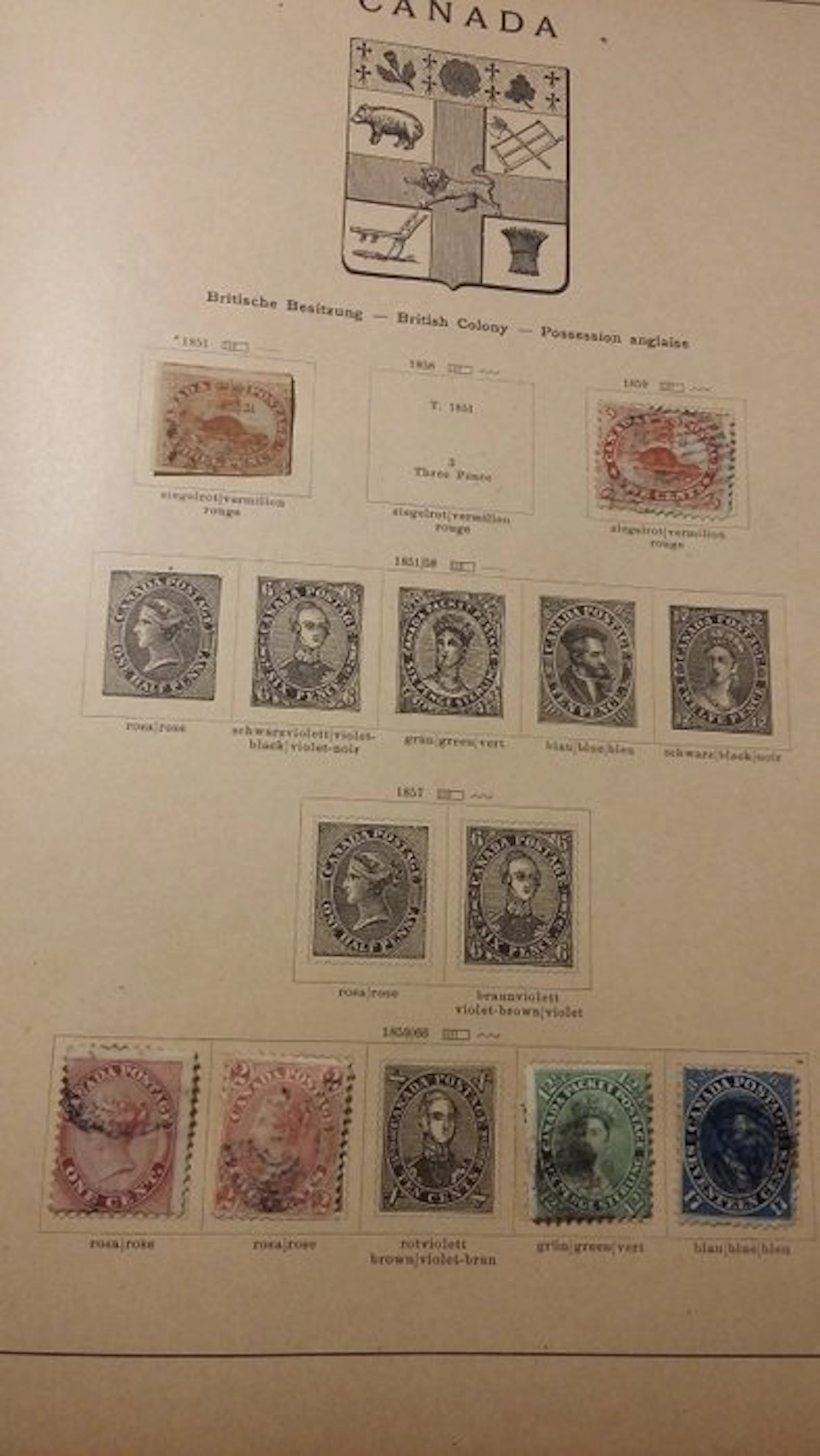 Canada 1851/1917 - Canada, New Brunswick and Scotland, Newfoundland