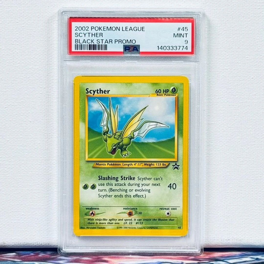 Pokémon Graded card - Scyther #45 2002 Pokemon League...